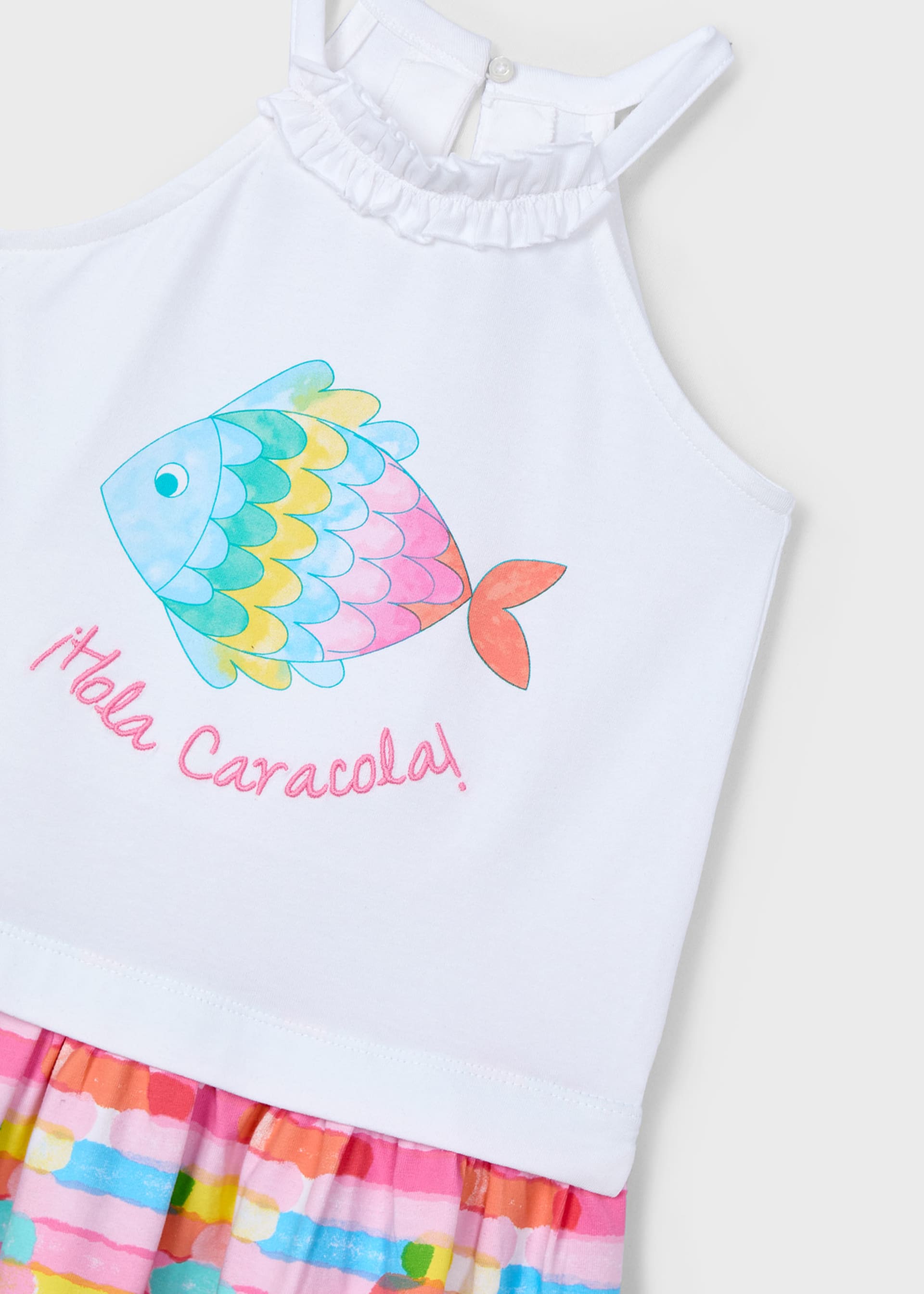 Vestido combinado niña Vestido combinado niña