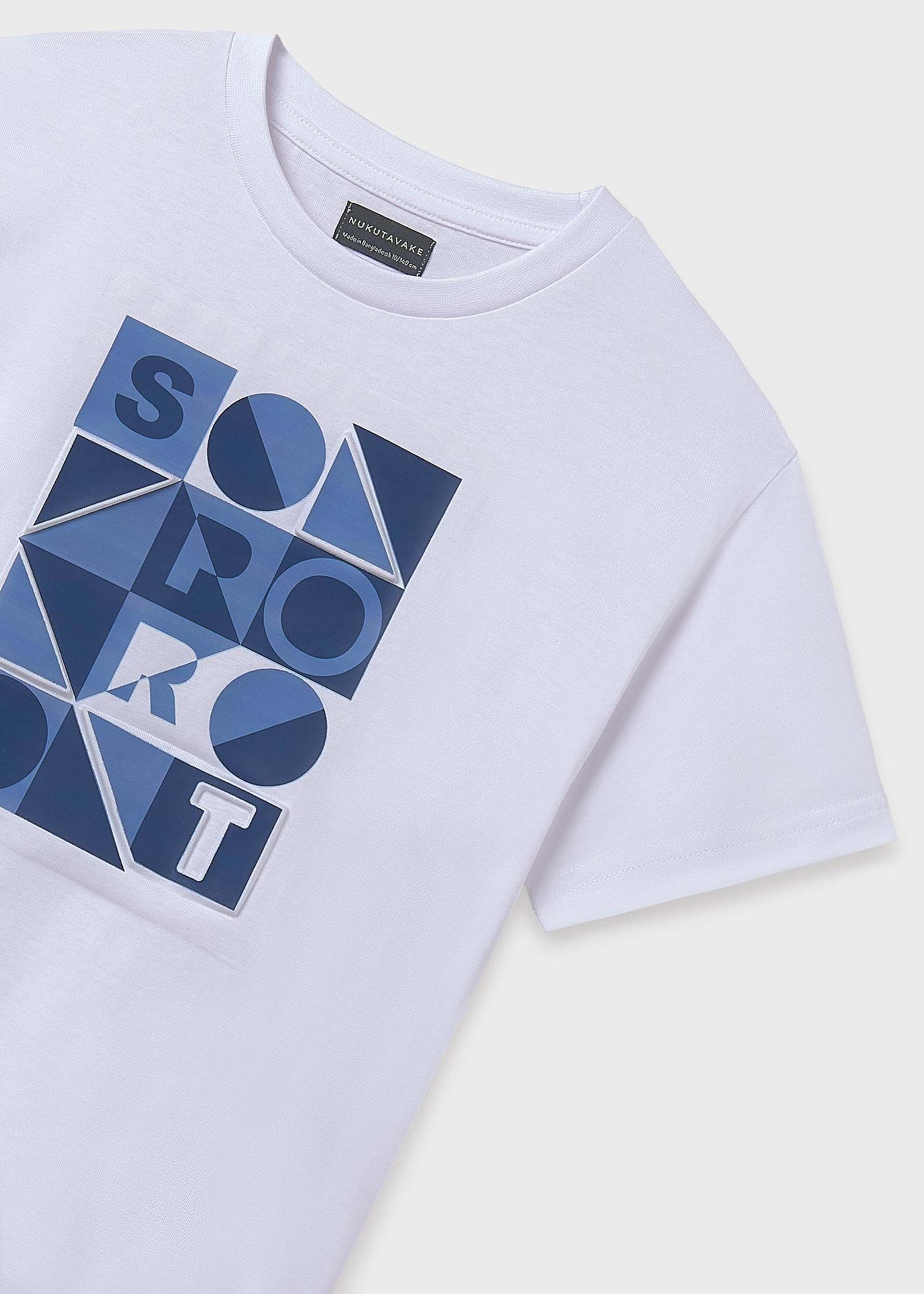 Boy embossed T-shirt