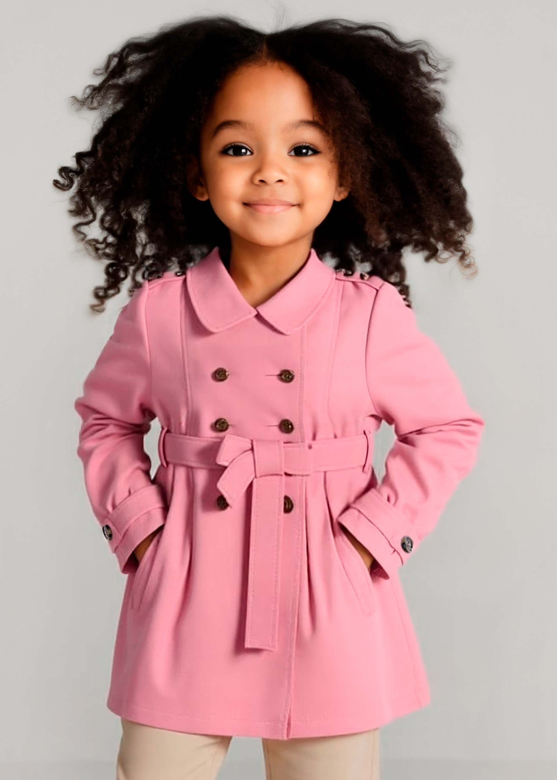 Gabardina lazada niña