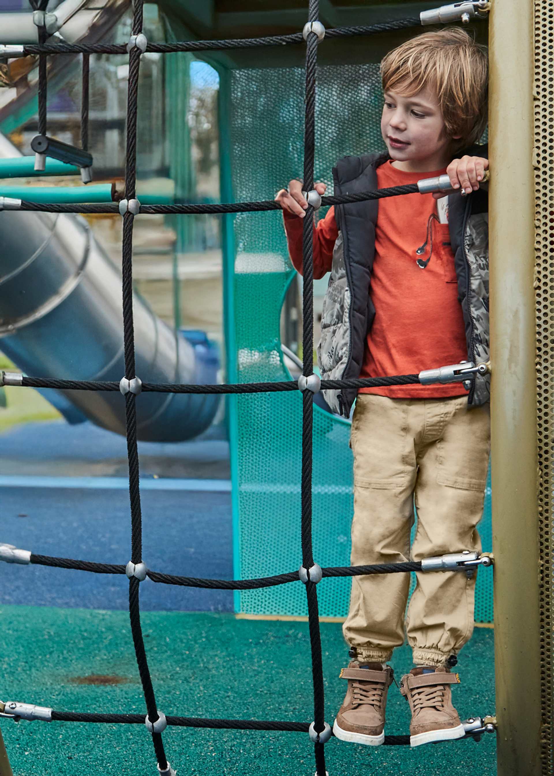 Boys parachute trousers