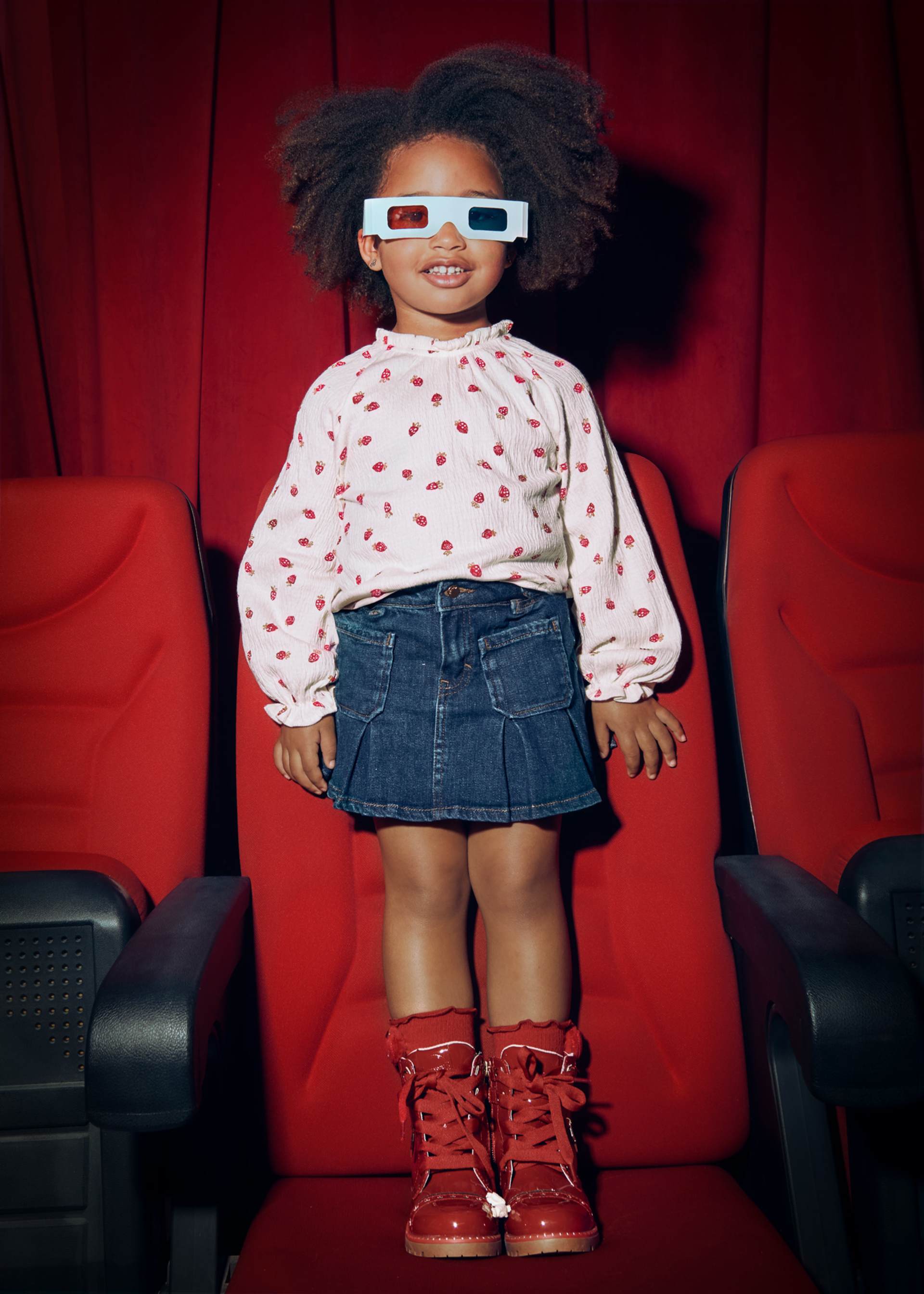 Girl Flowy Bambula T-Shirt