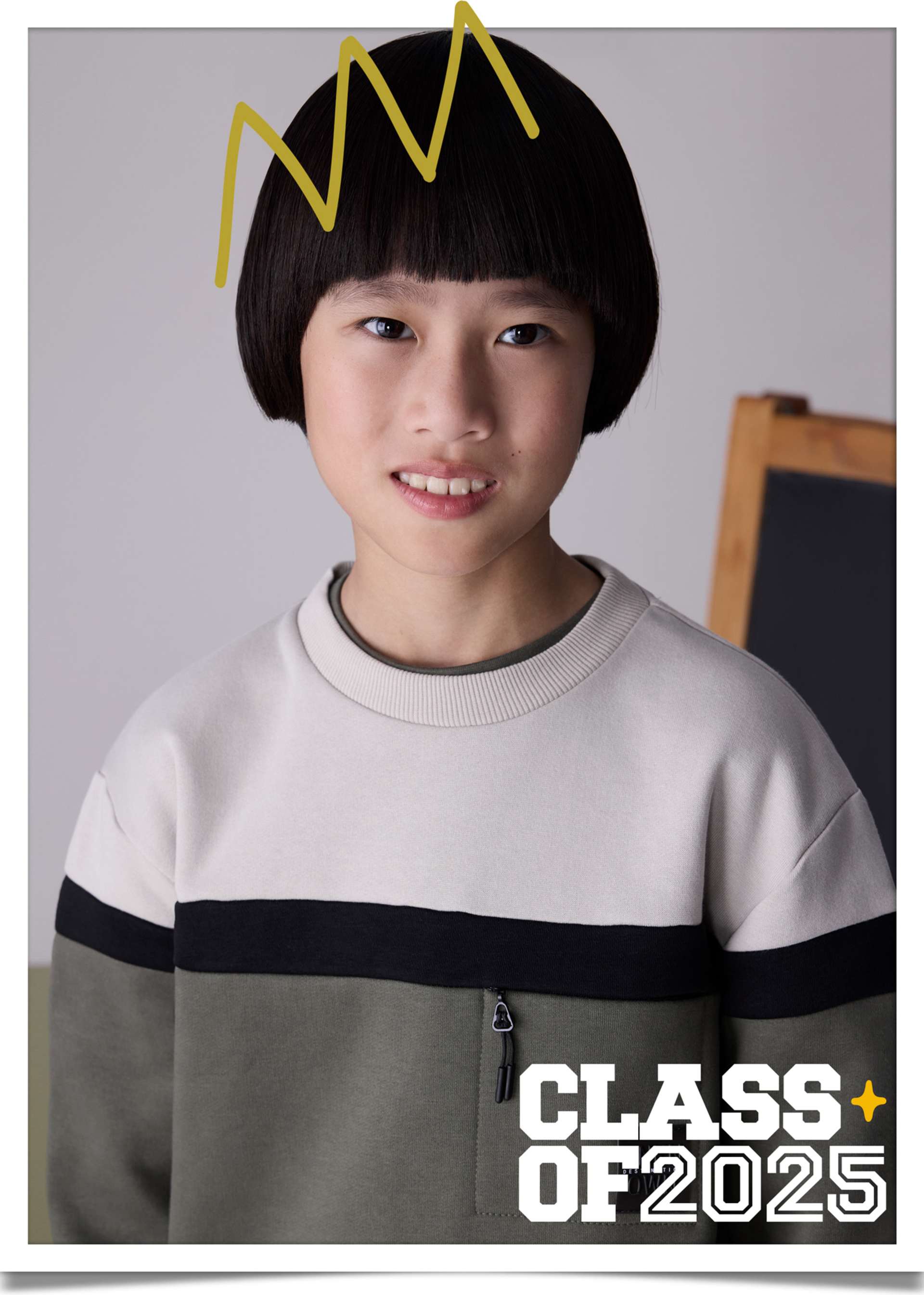 Boy Color Block Sweatshirt