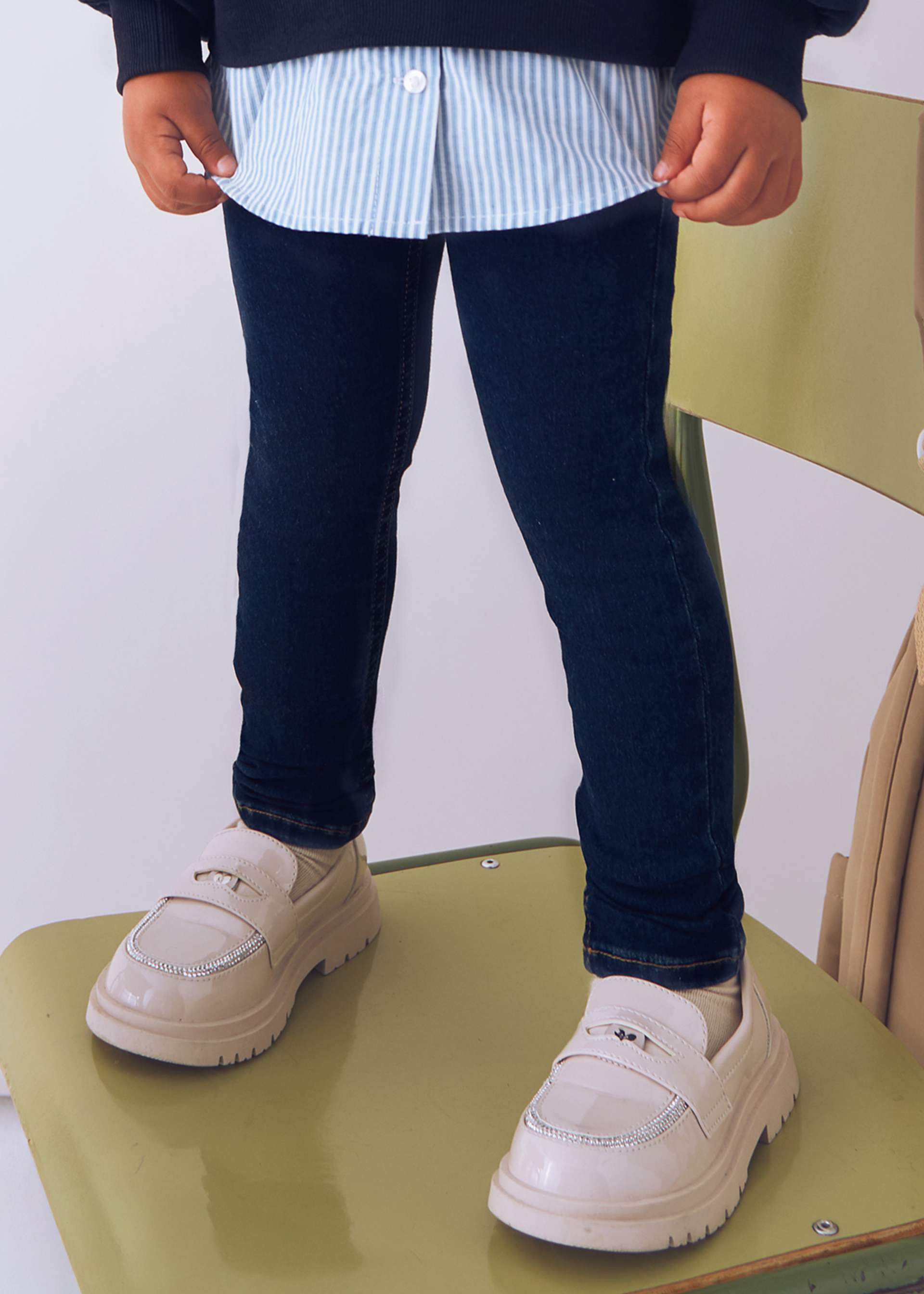 Pantalon slim basique fille Pantalon slim basique fille