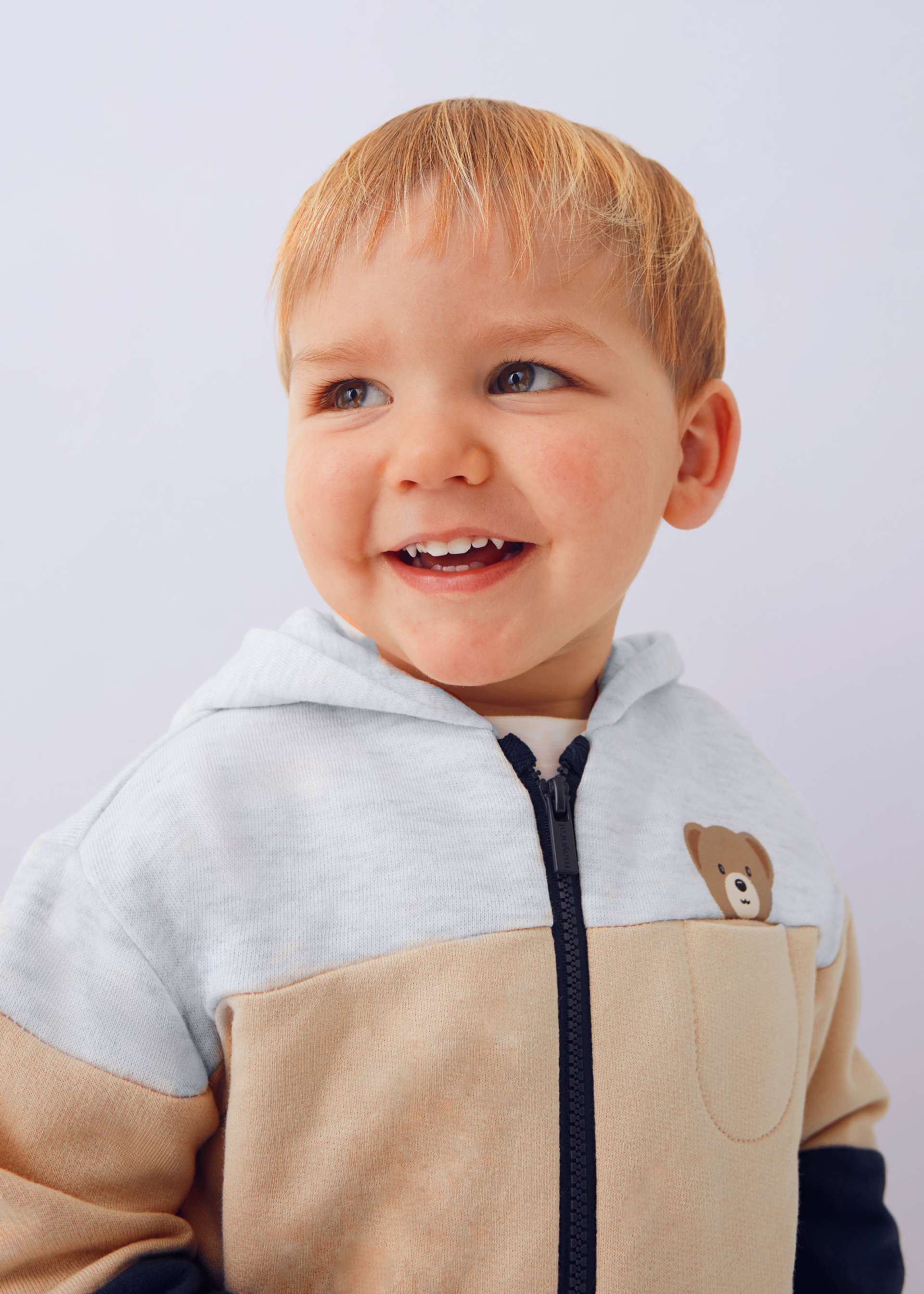 Jogginganzug 3-teilig tricolor Baby