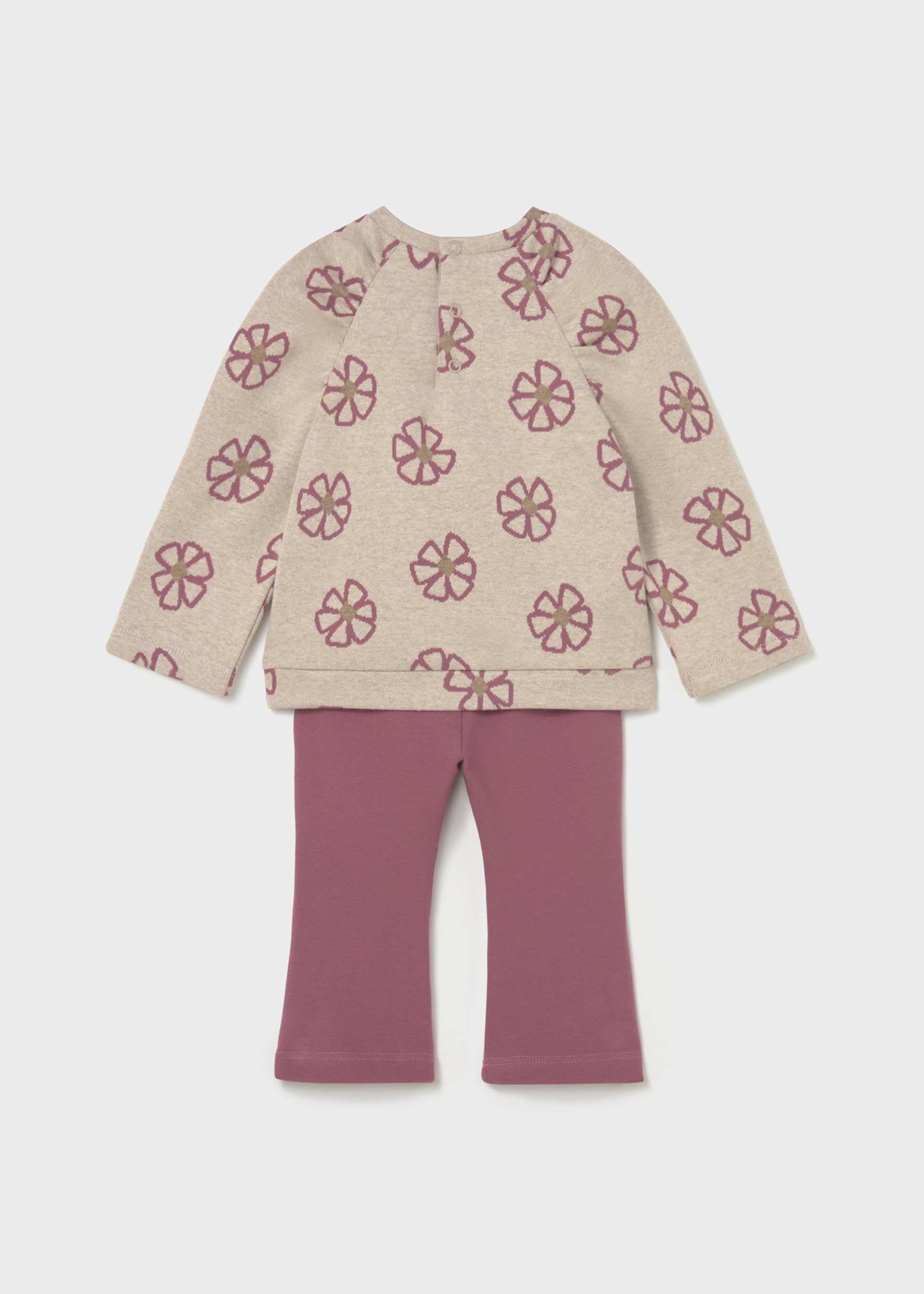 Set Leggings und Sweatshirt gemustert Baby