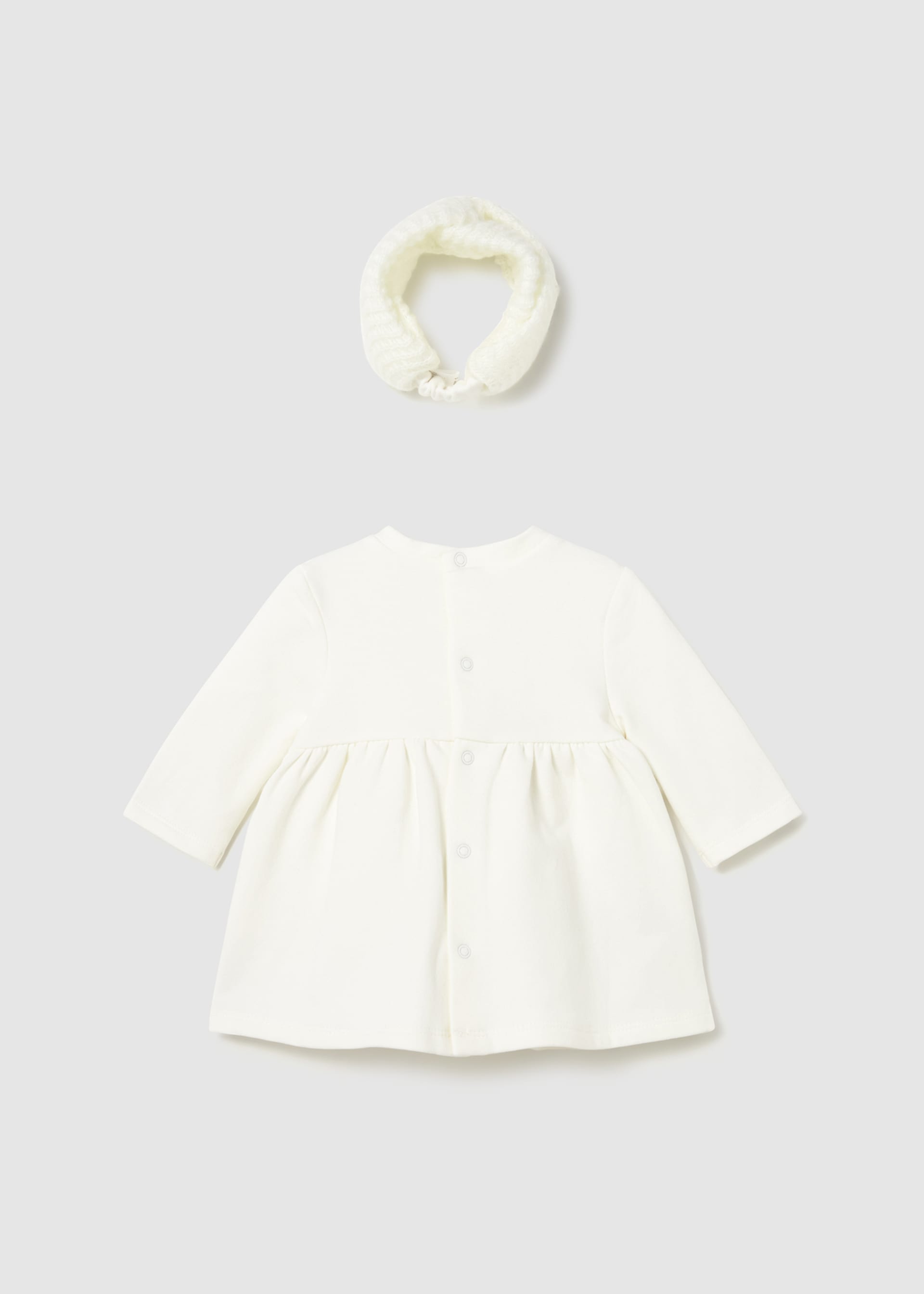 Newborn dress with headband