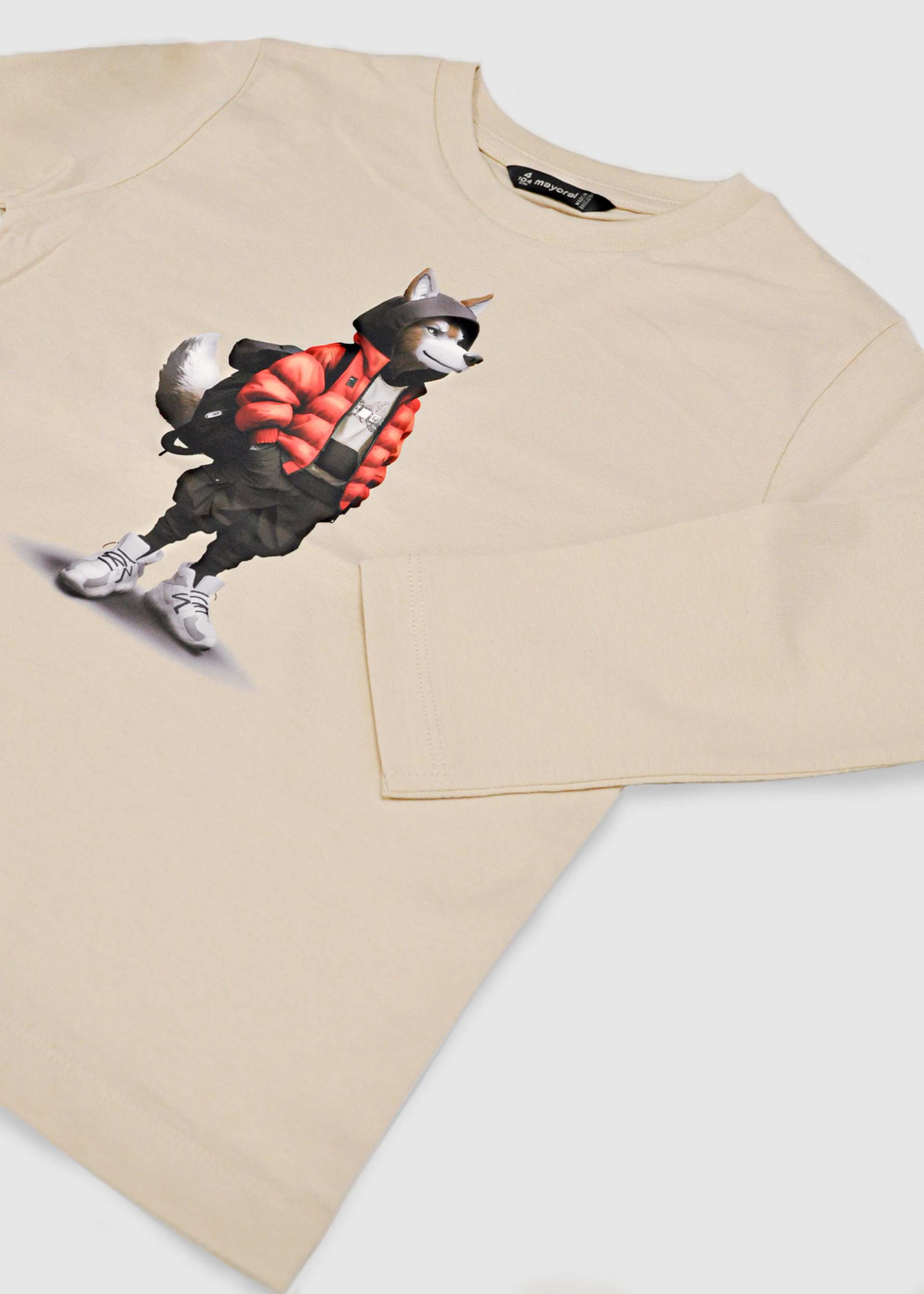 Boy interactive long sleeved t-shirt