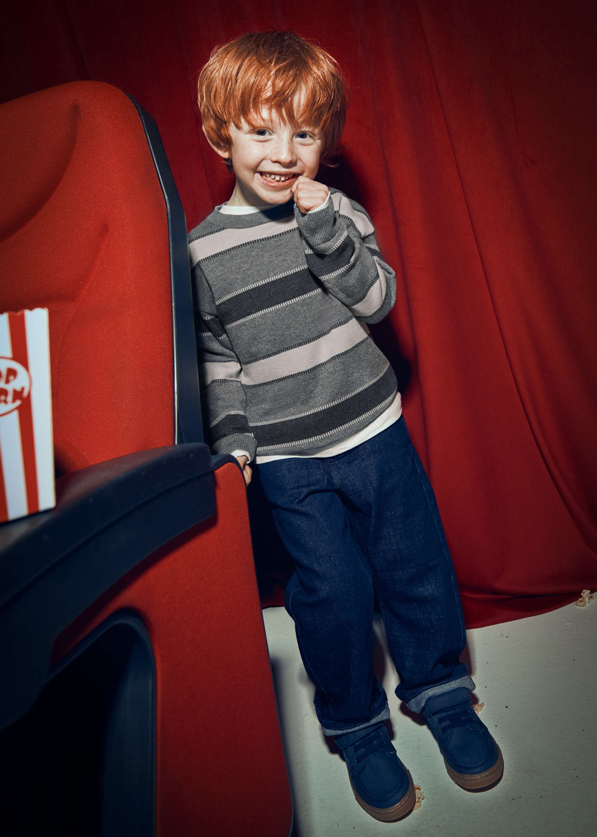 Boy Striped Knit Sweater