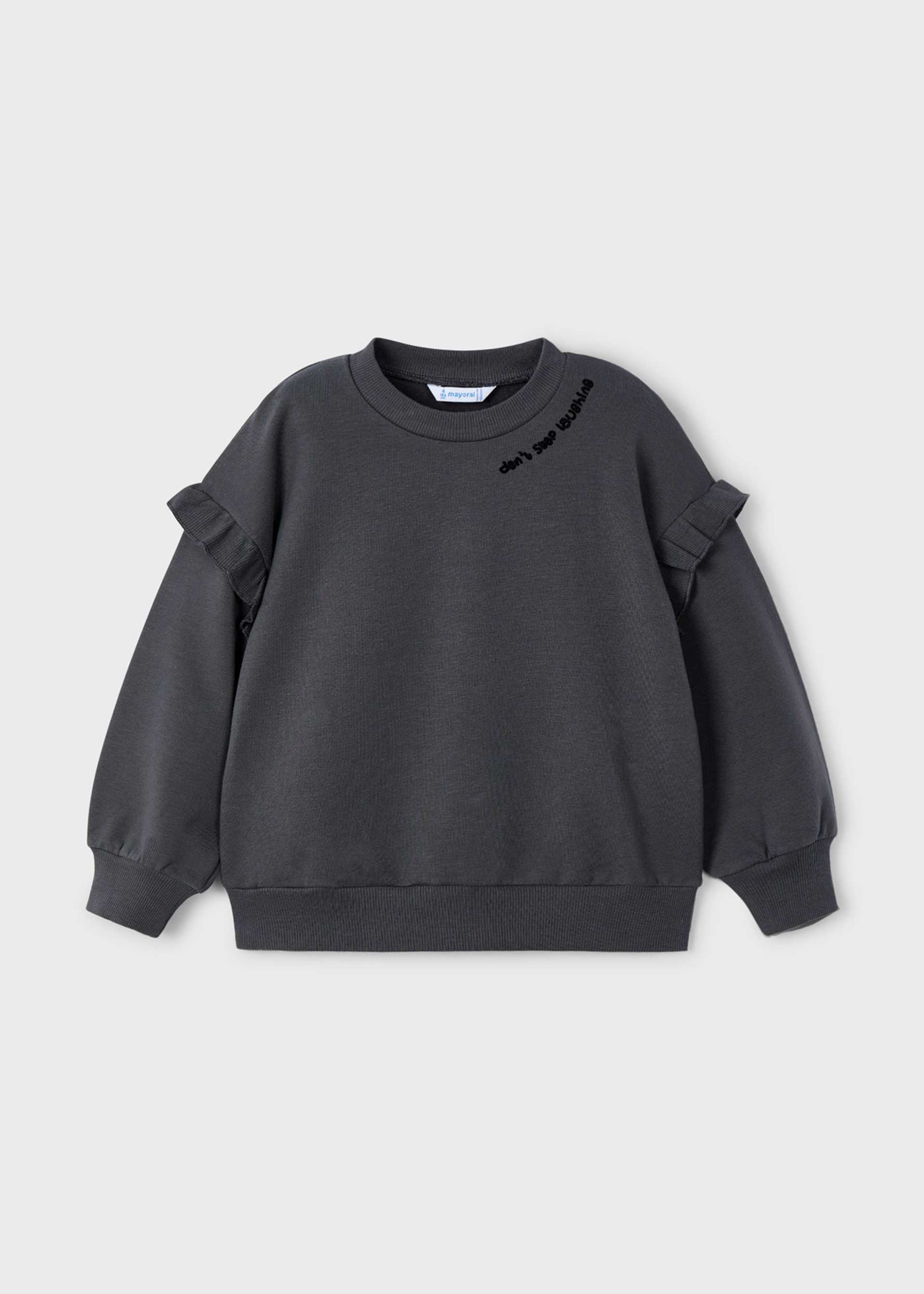 Bluza volanas maneci fetita