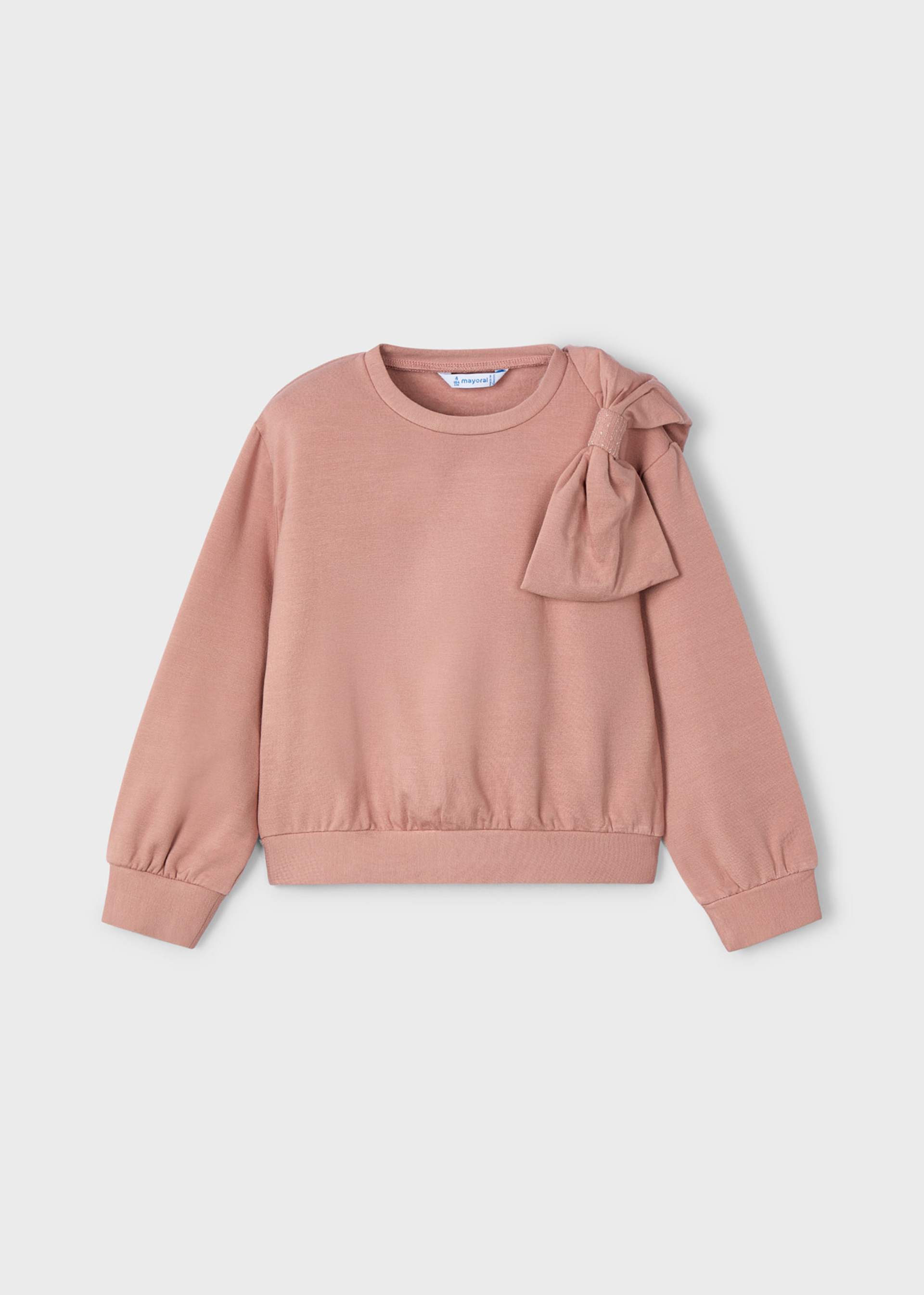 Sudadera lazo niña