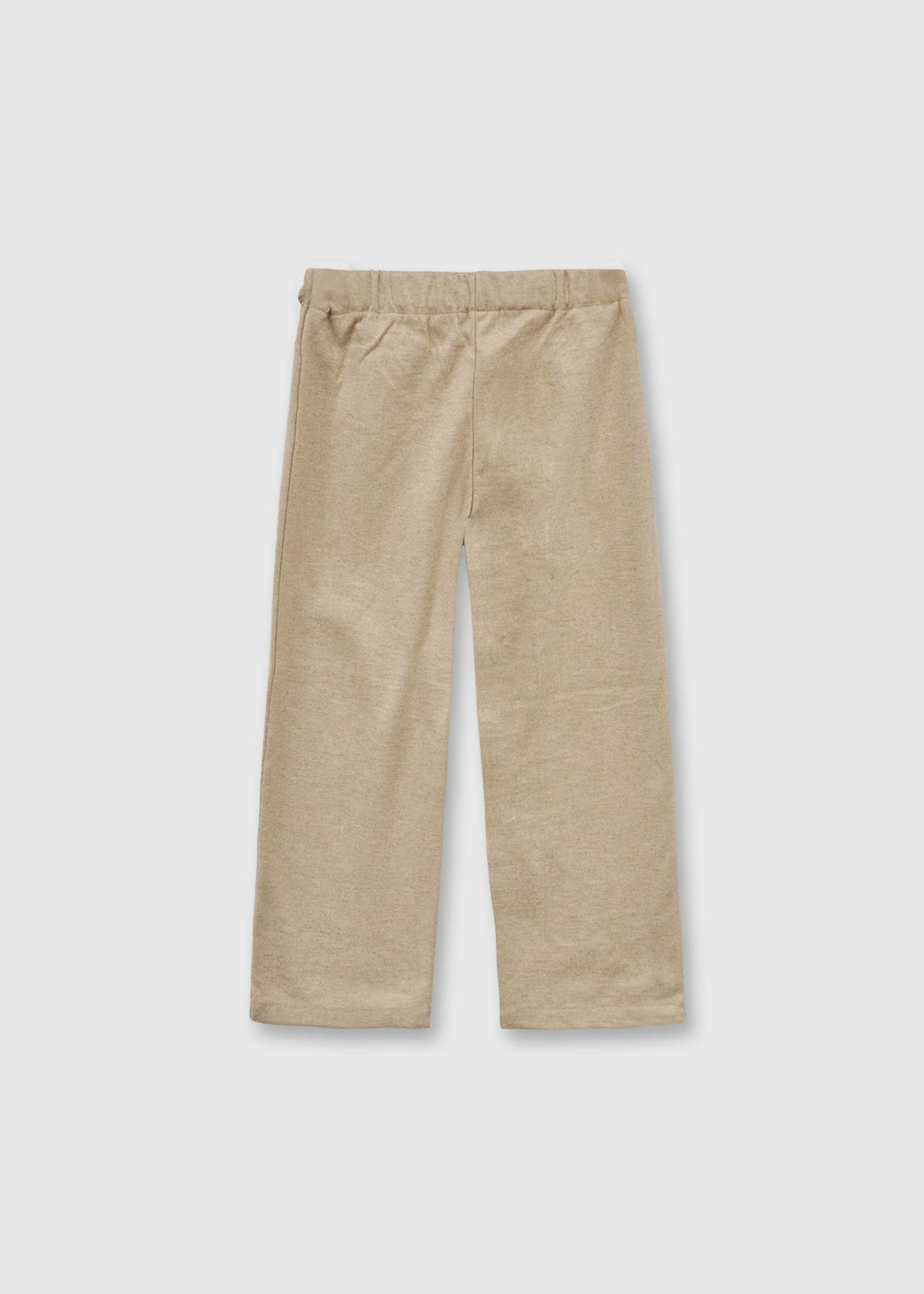 Girls trousers with pleats
