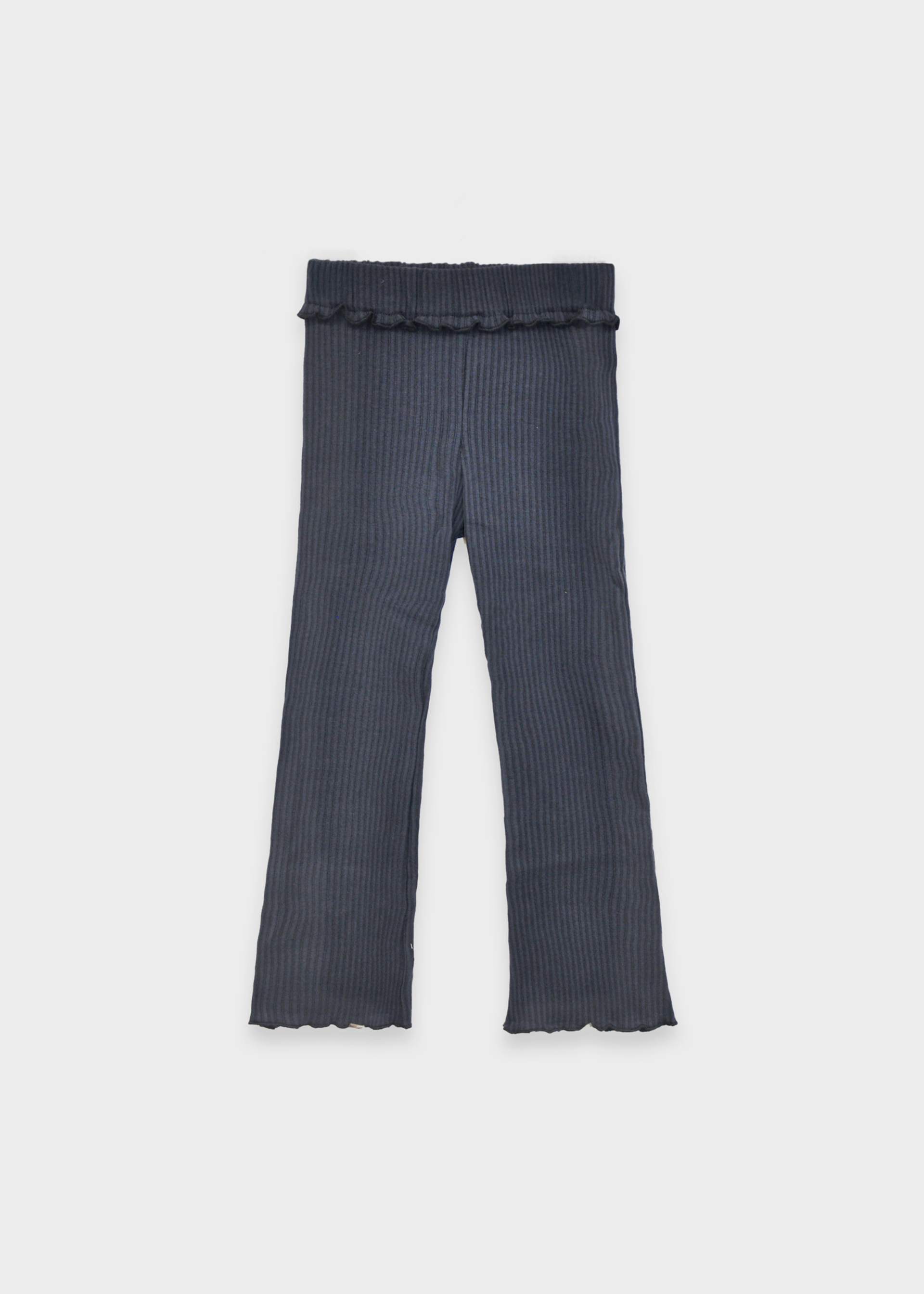 Legginsy prążkowane o kroju flare dla dziewczynki