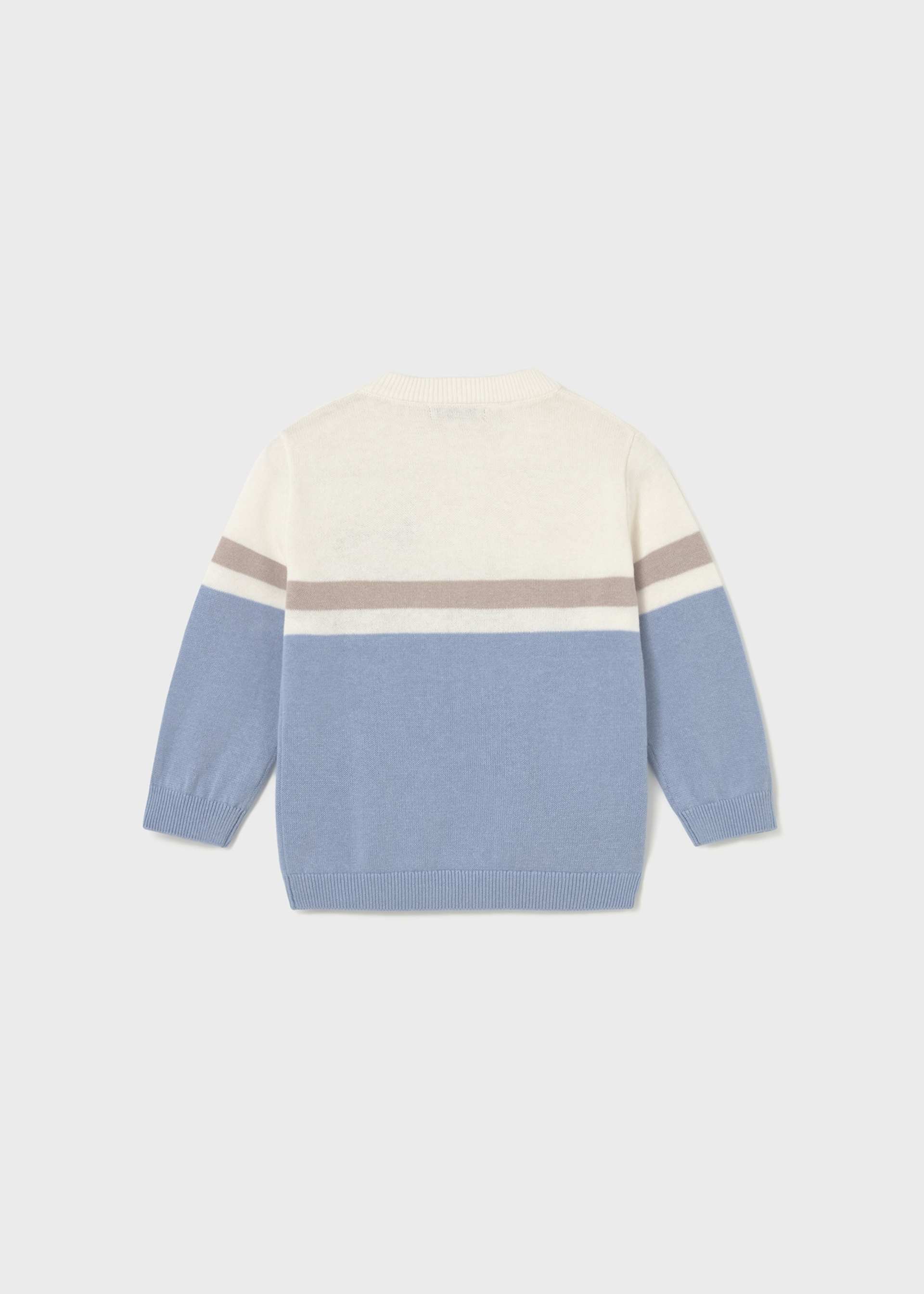 Baby contrast jumper with pocket