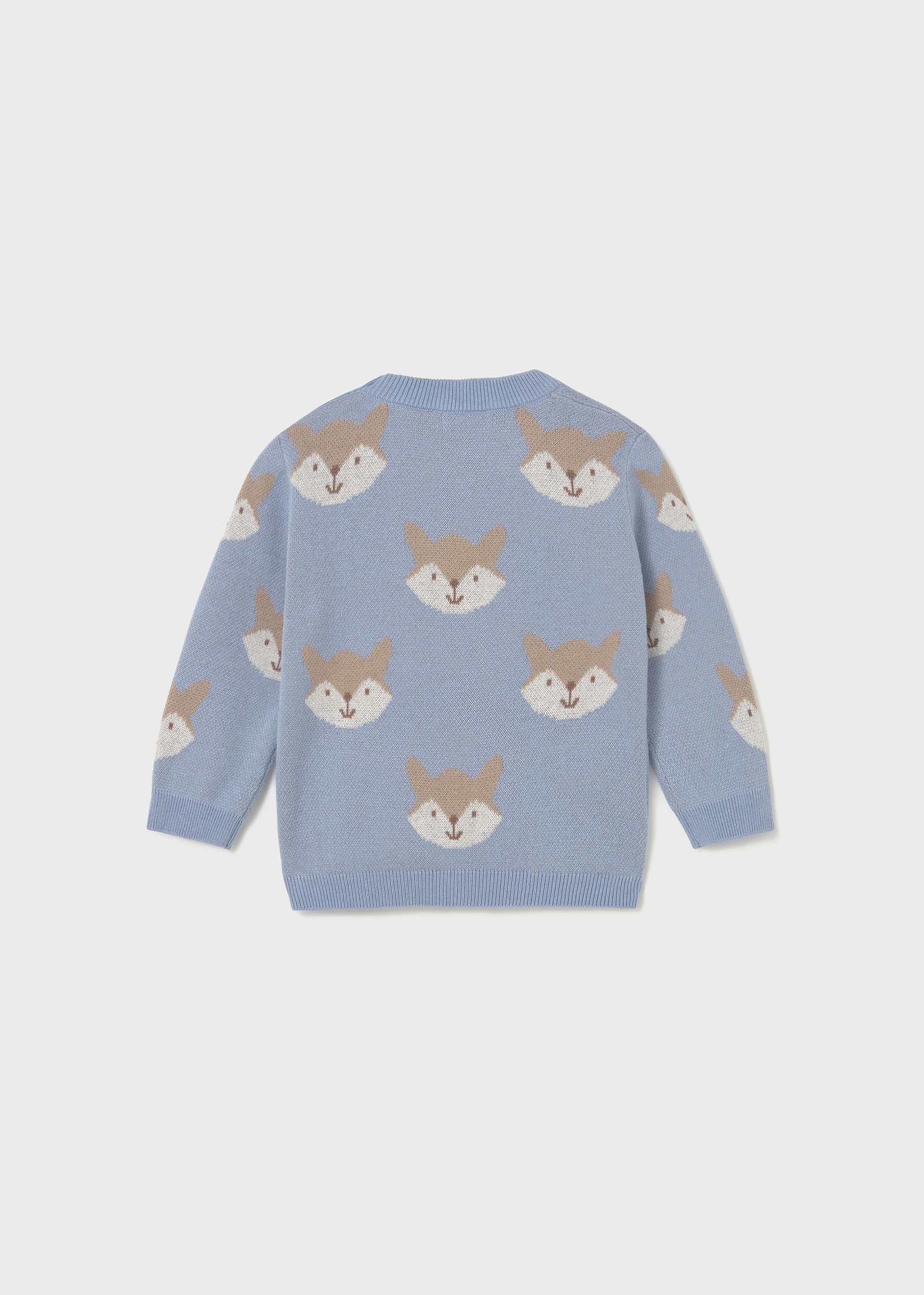 Baby Jacquard Fox Sweater