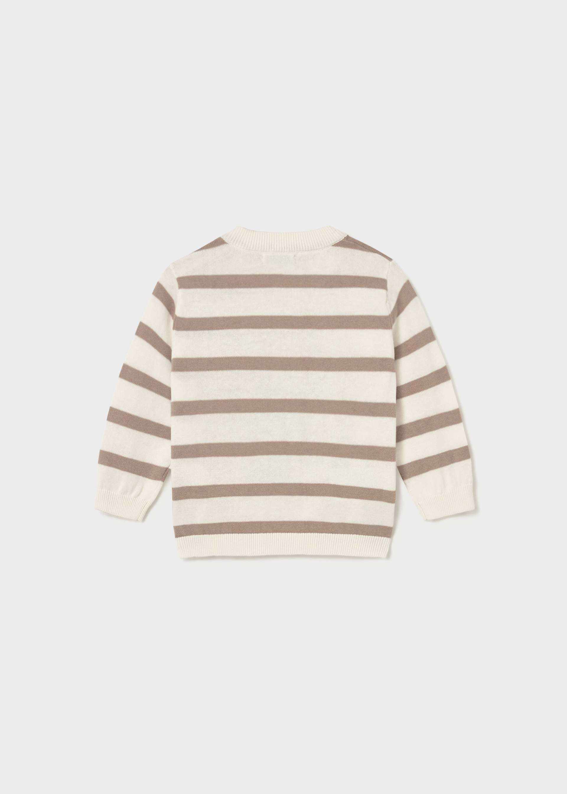 Baby striped applique jumper