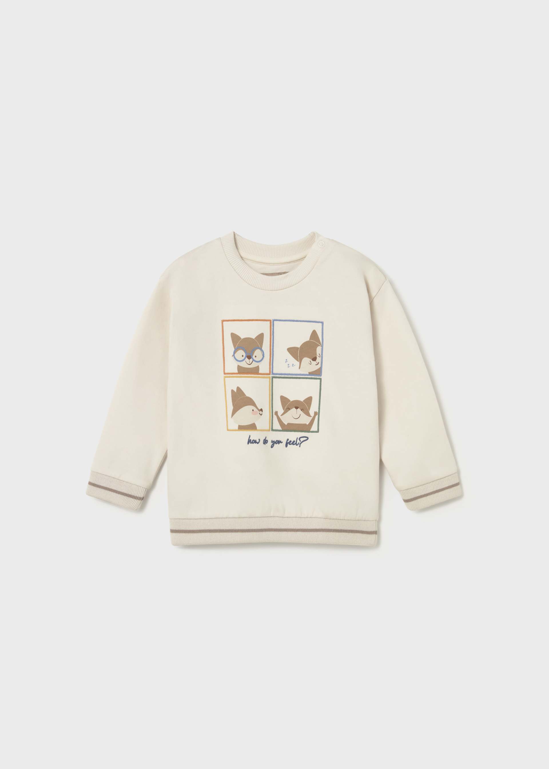 Baby Fox Print Sweatshirt