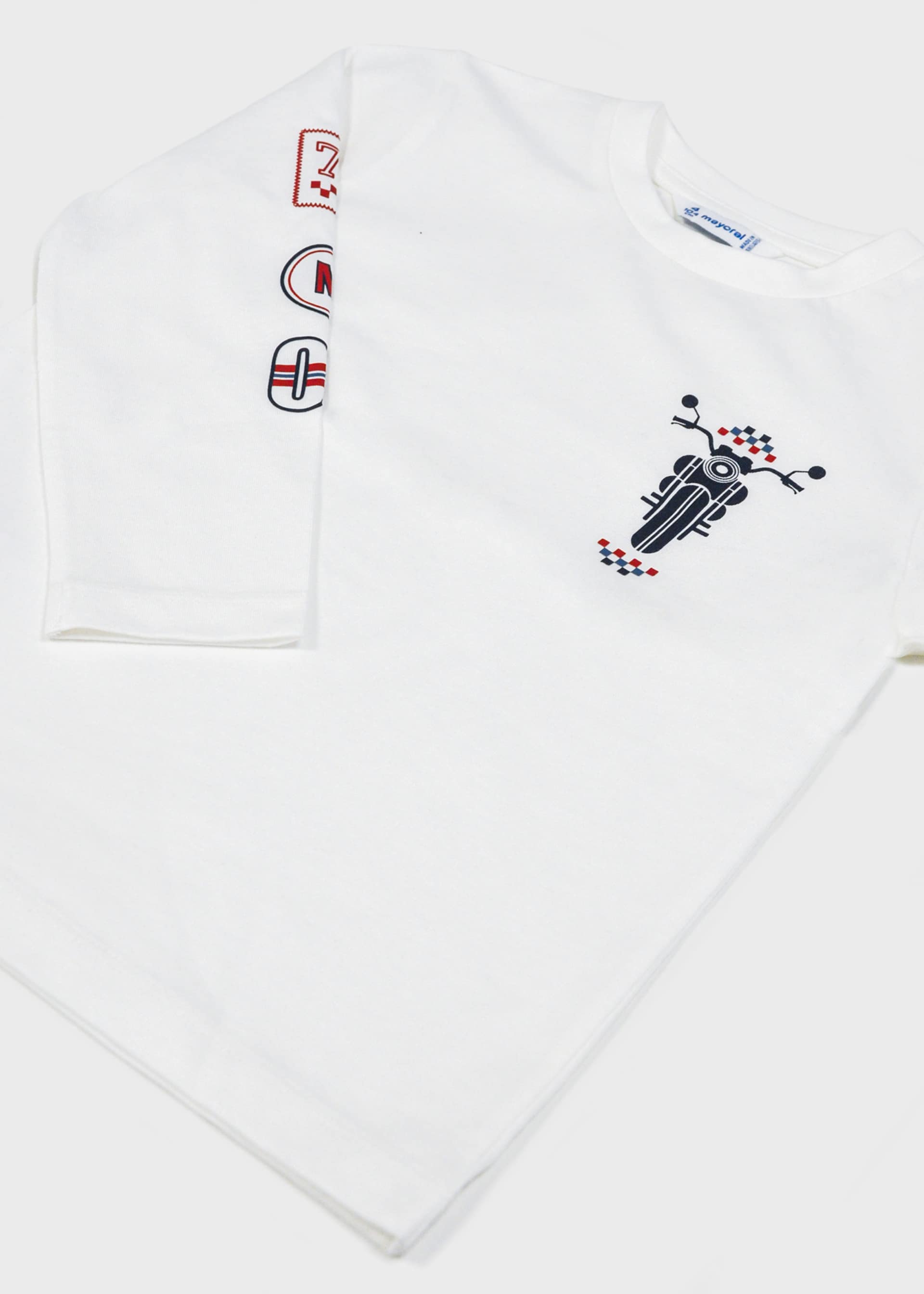 Shirt Motorrad Patches Jungen