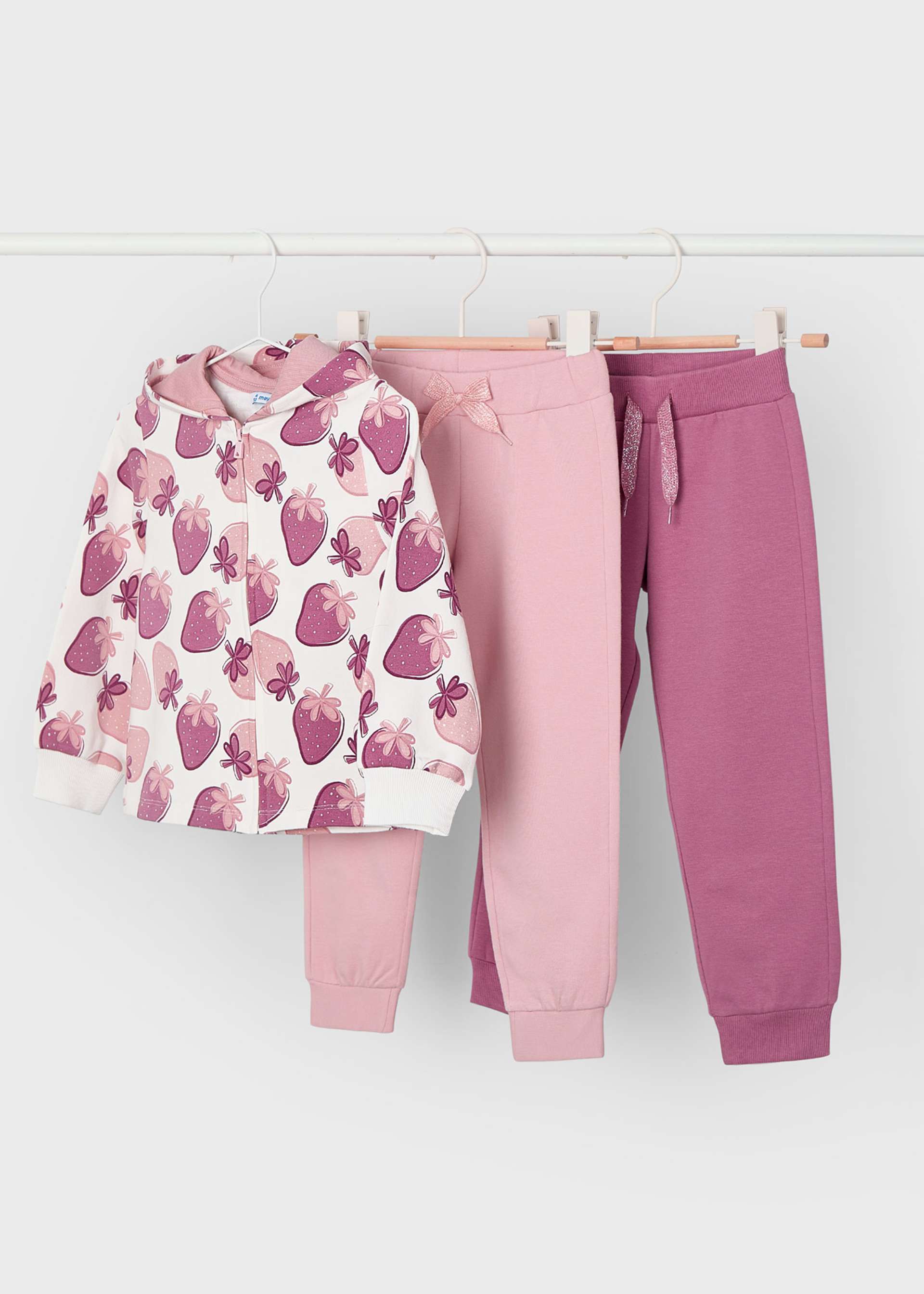 Chándal estampado 2 pantalones niña