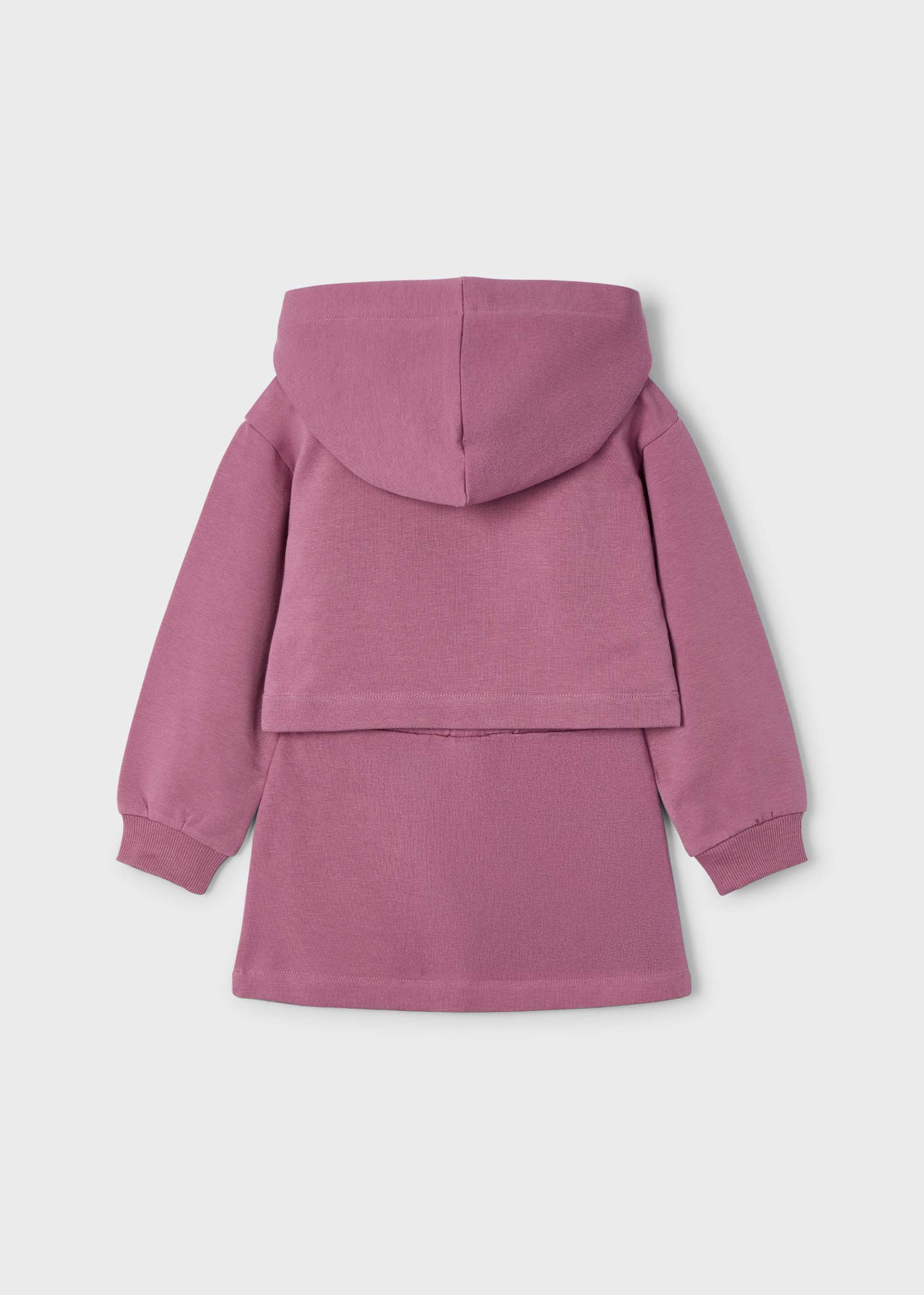 Conjunto falda sudadera niña