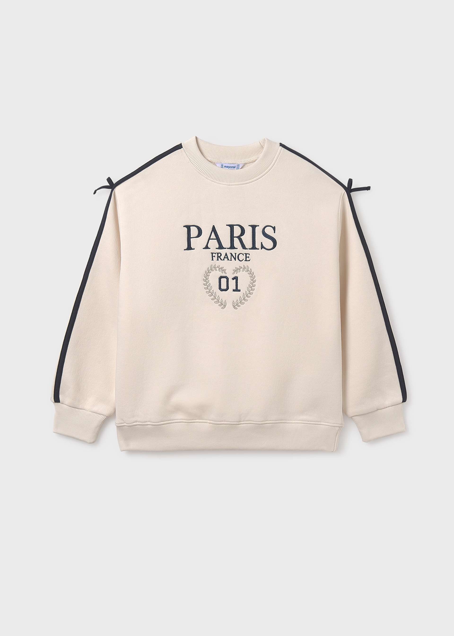 Sudadera bandas laterales chica