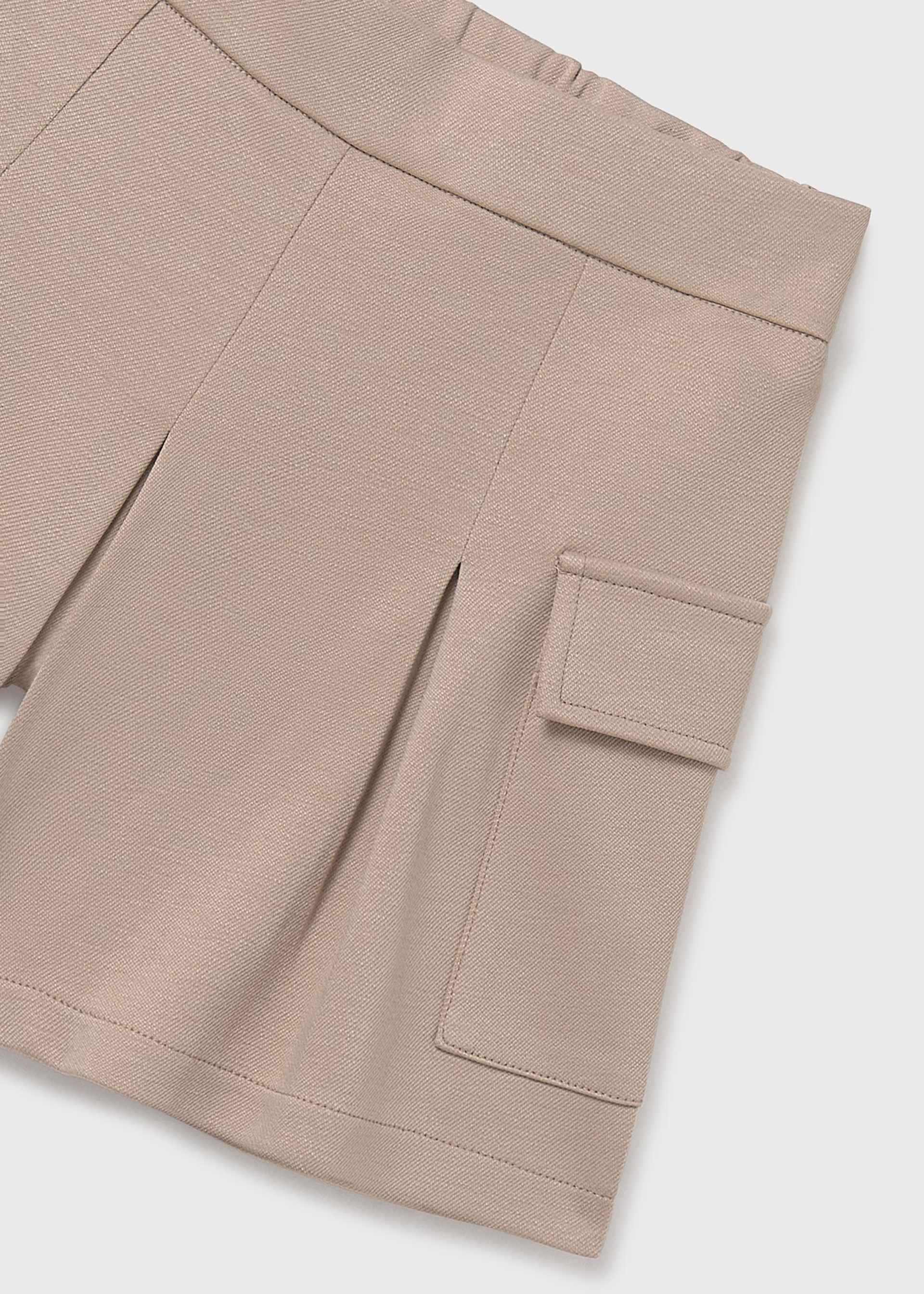 Falda pantalón cargo chica