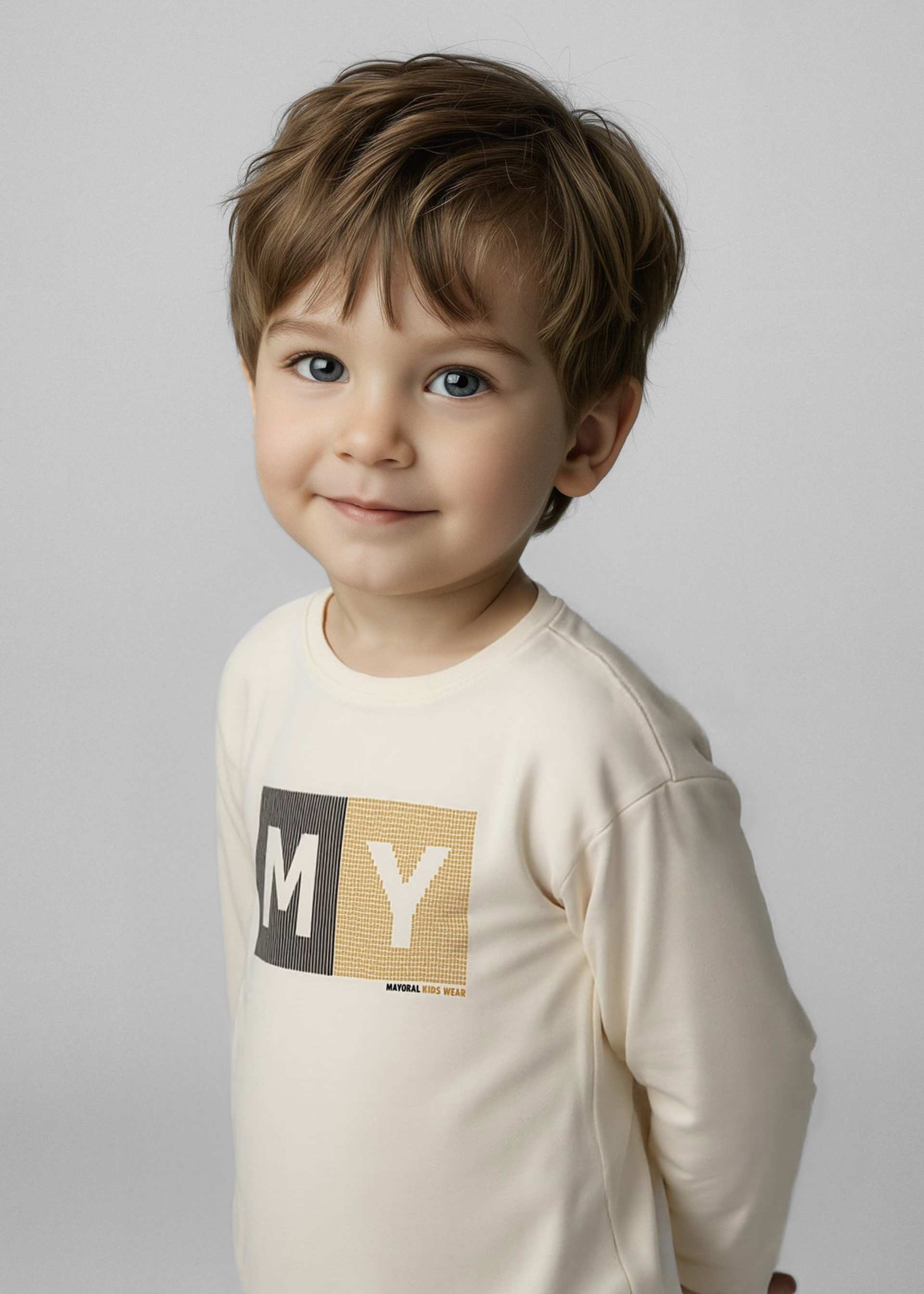 Boy Basic Letters T-Shirt