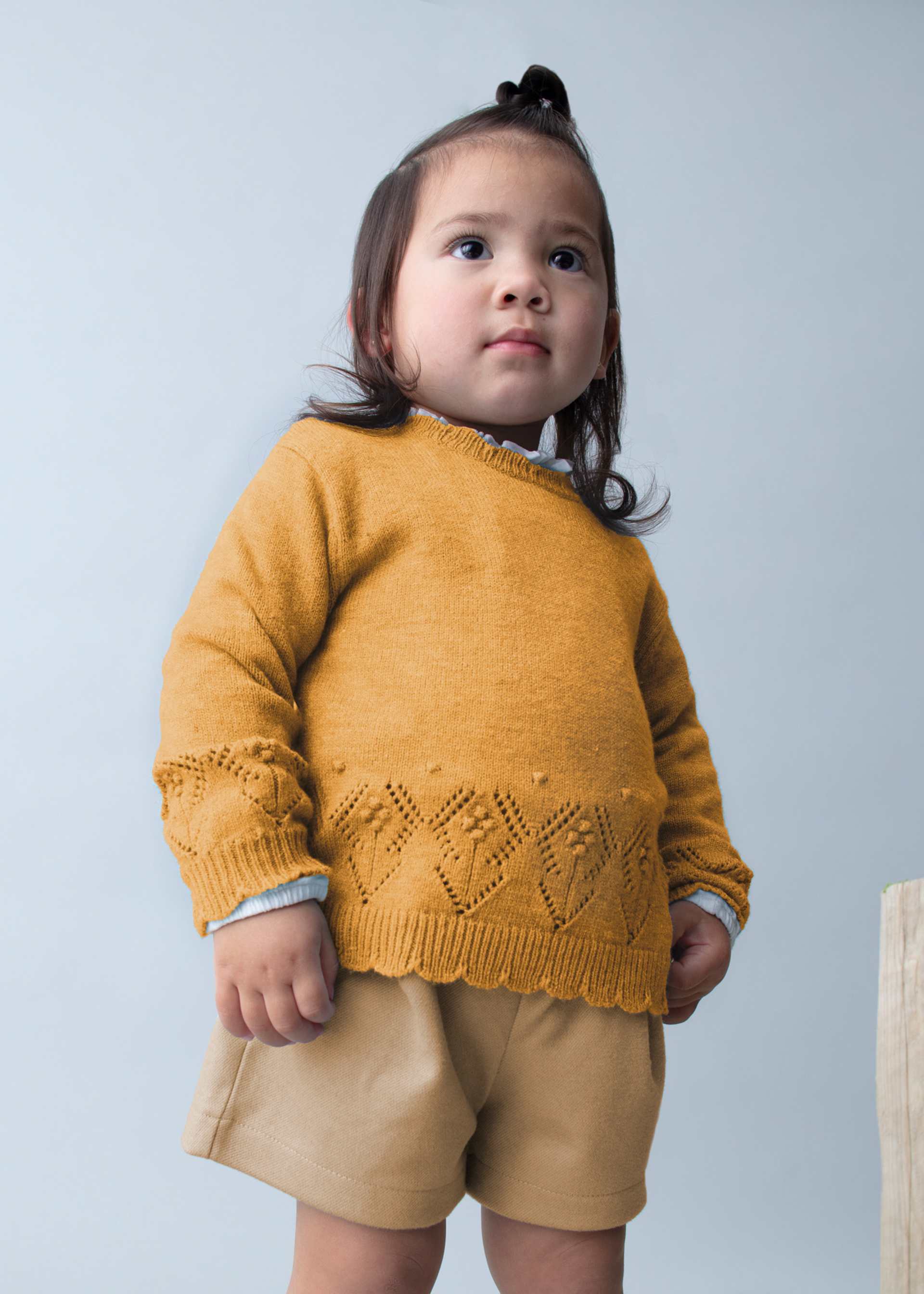 Pantalón corto bolsillos bebé