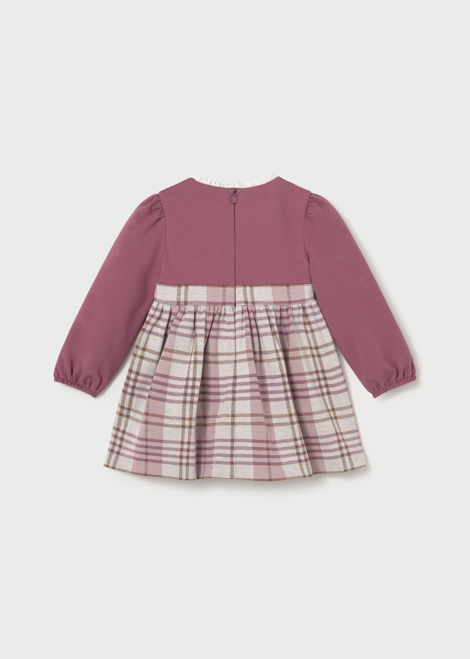 Vestido quadrados combinado bebé