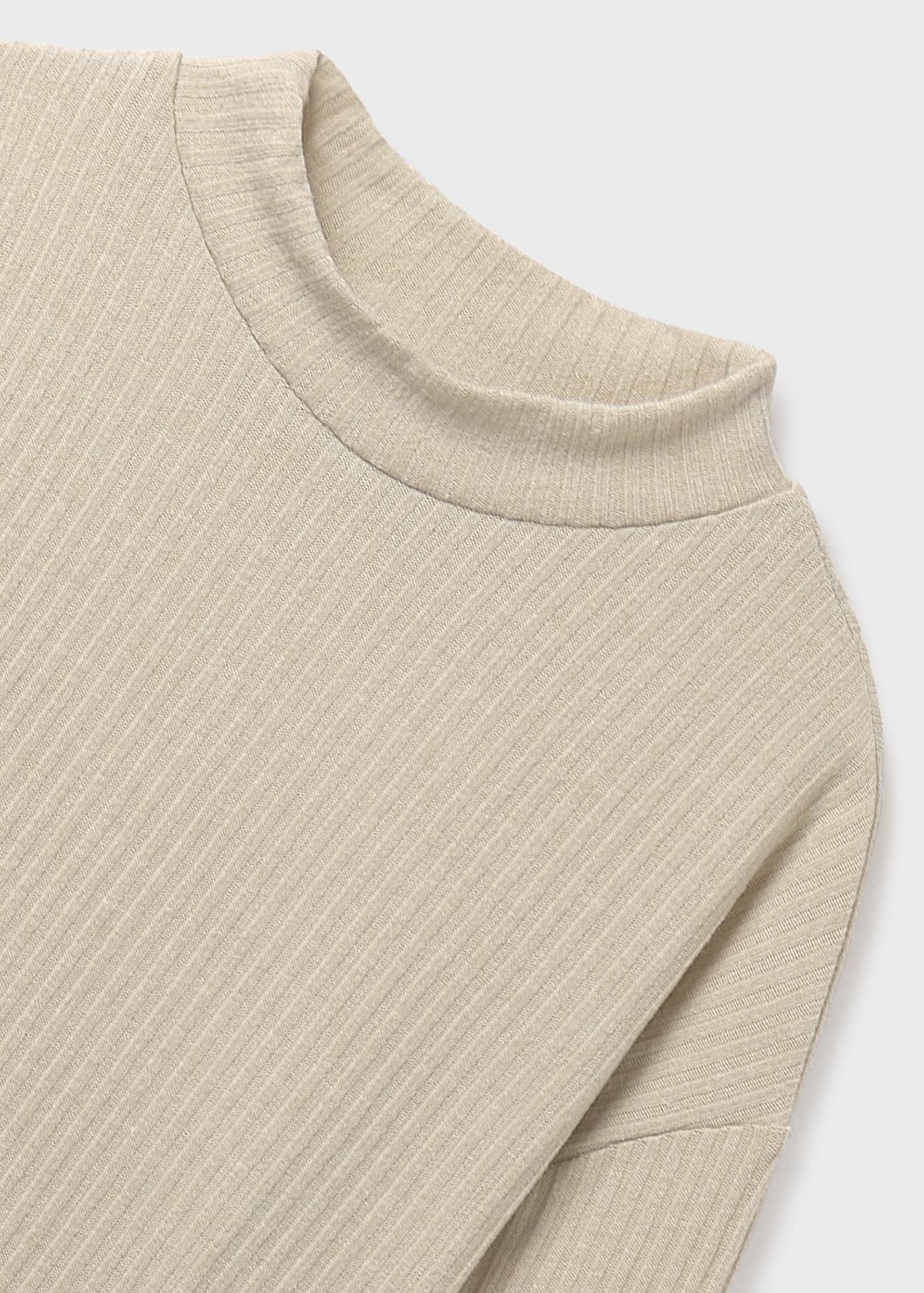 T-shirt à col cheminé fille