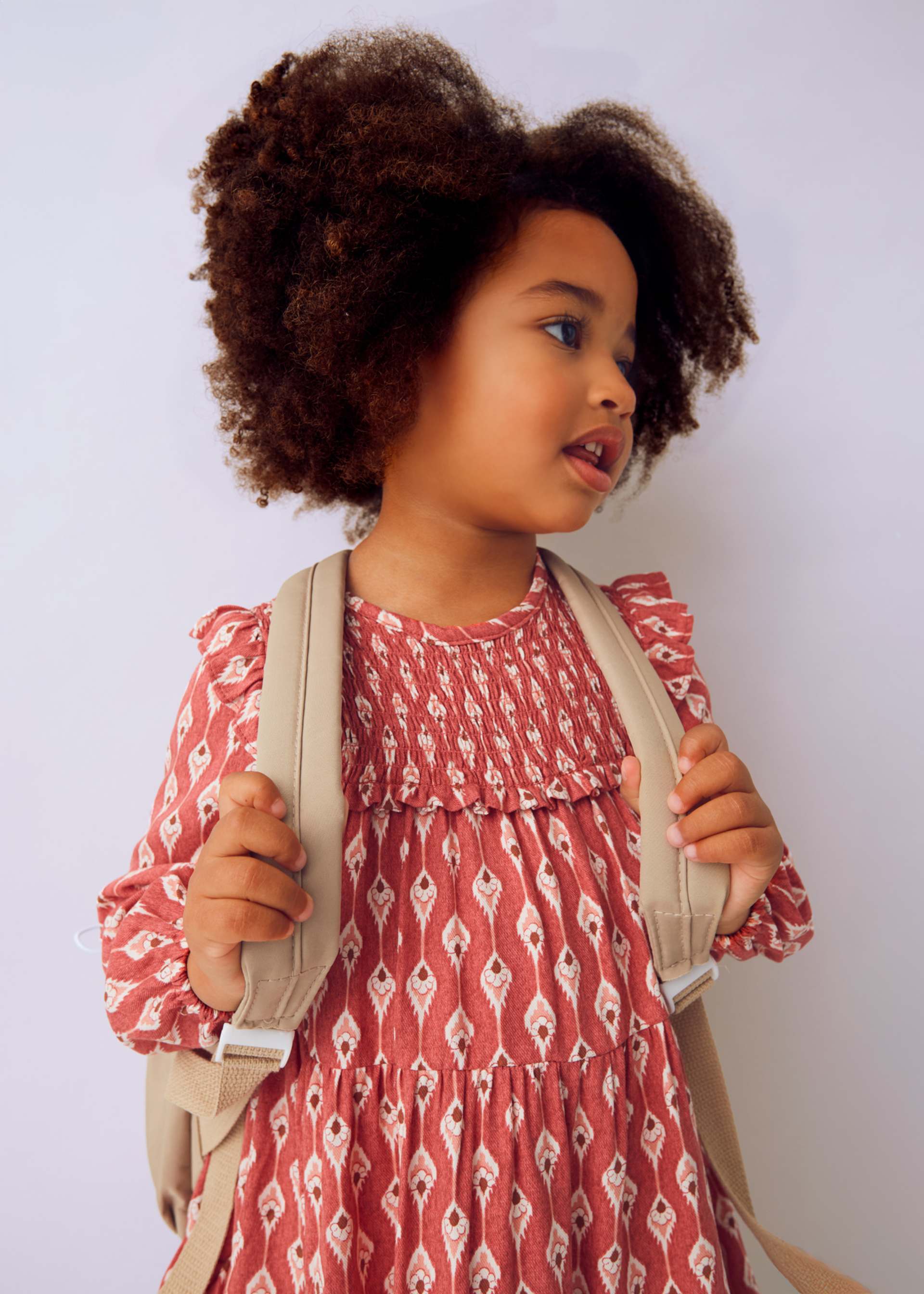 Vestido viella estampado menina