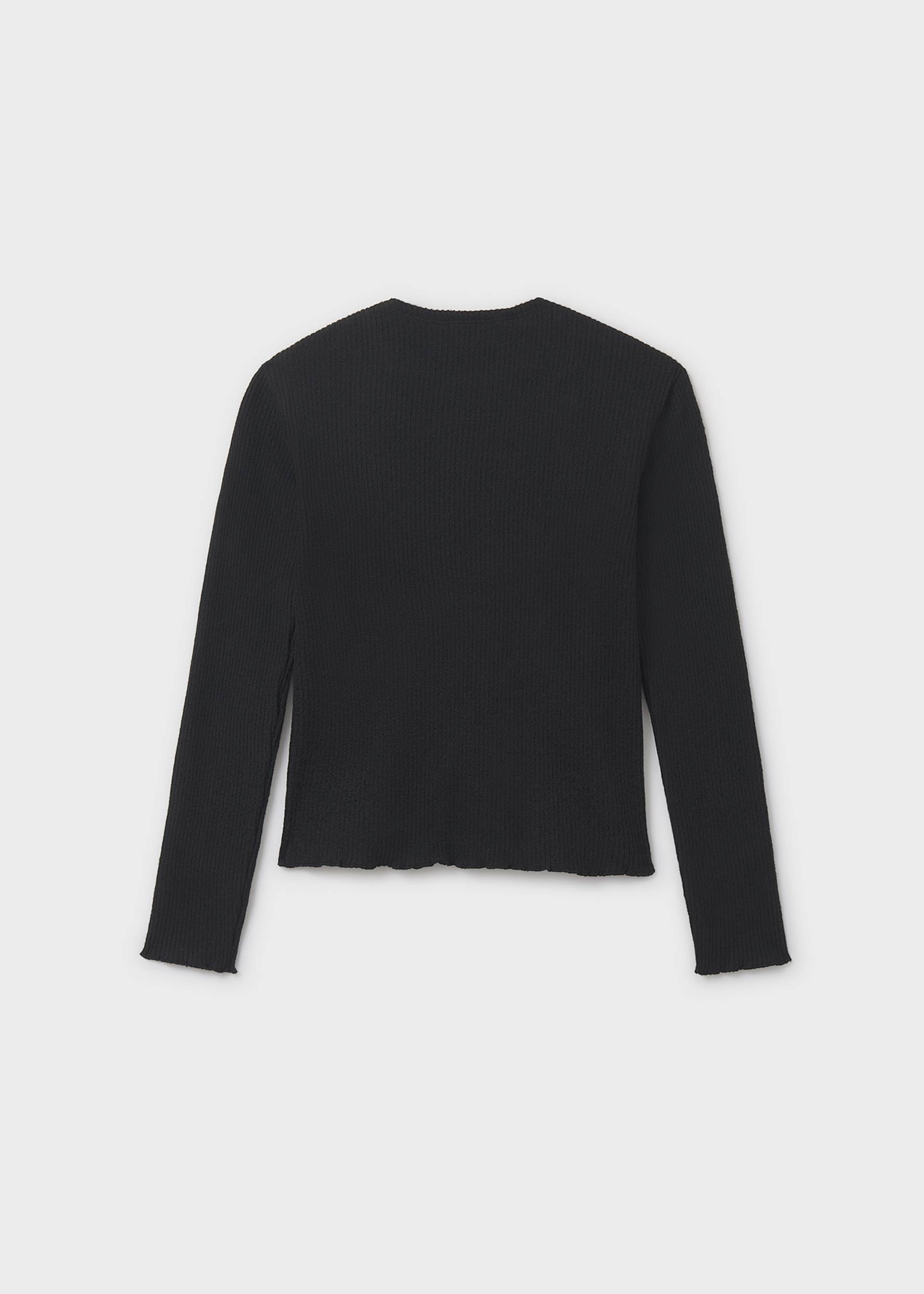 Cardigan top côtelé fille