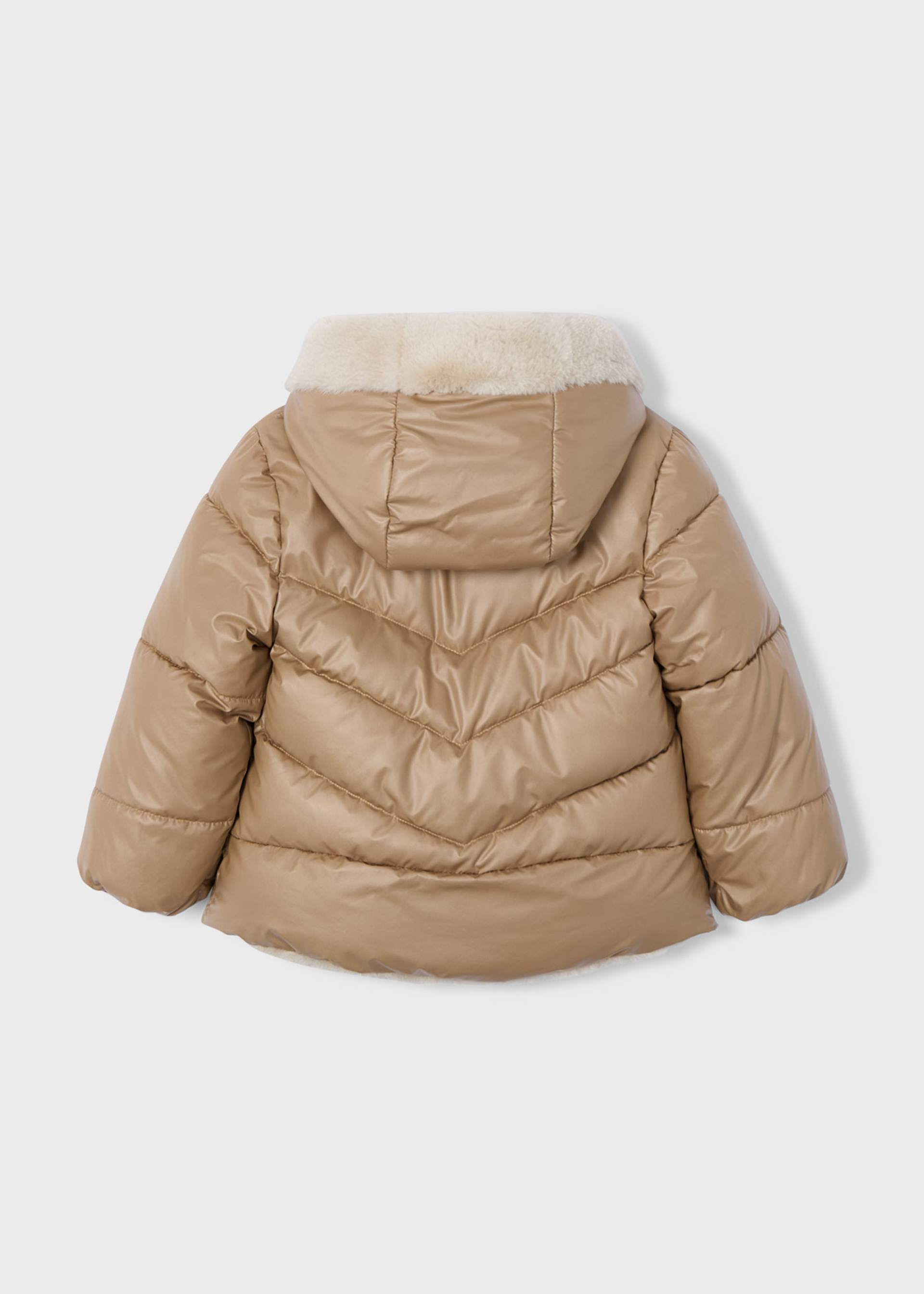 Manteau réversible fille