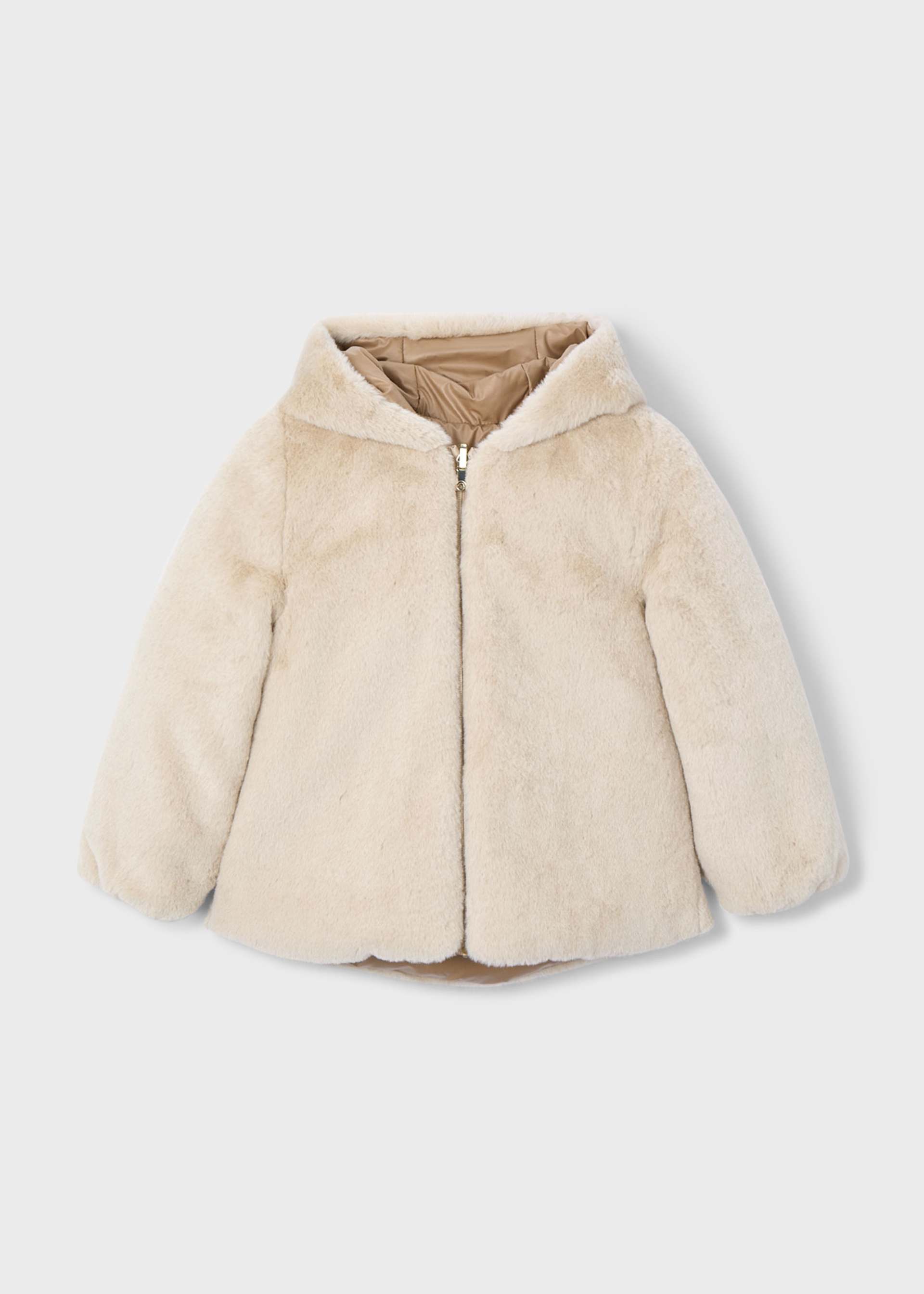 Manteau réversible fille