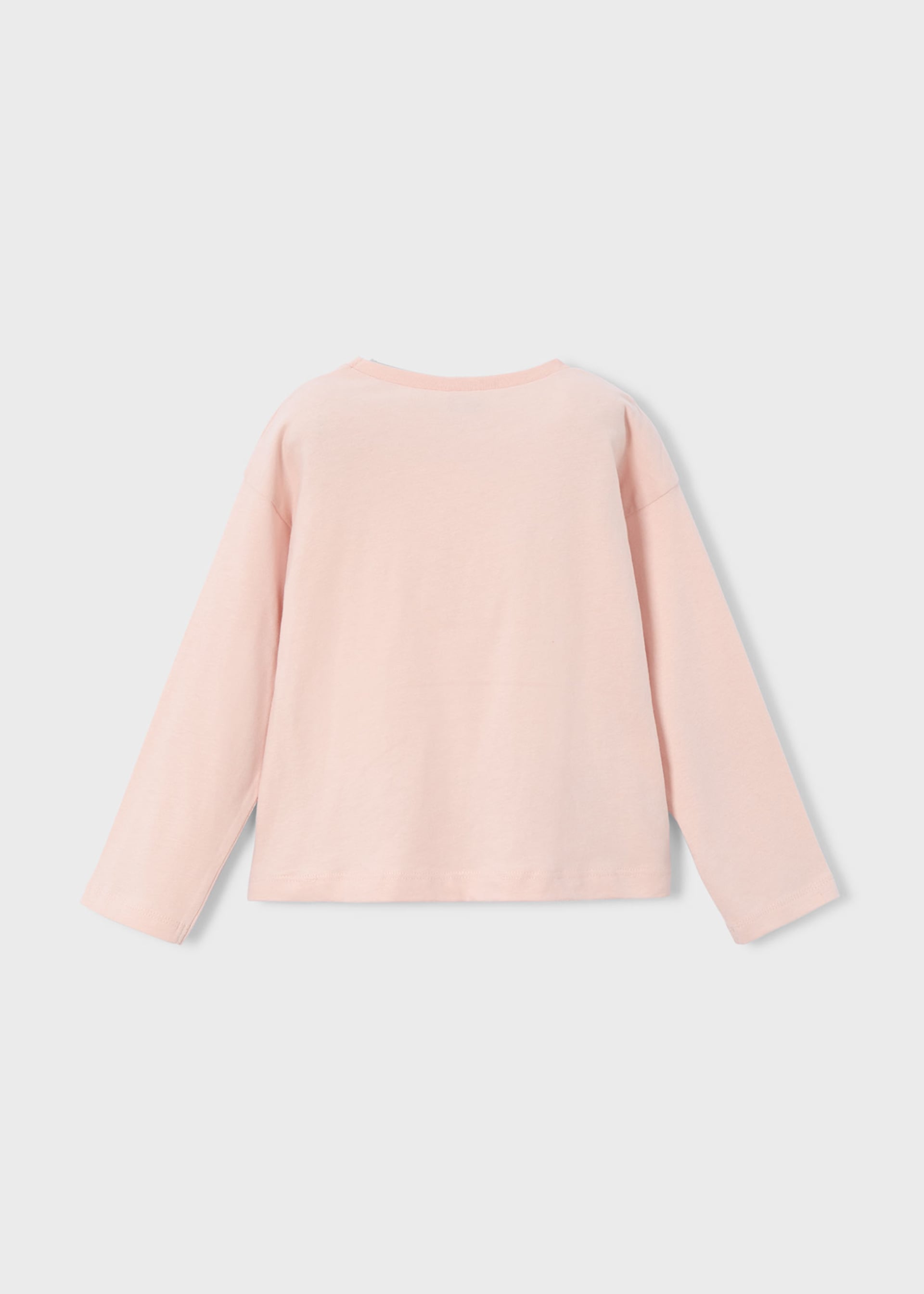 Camiseta bolsillo crochet niña Camiseta bolsillo crochet niña