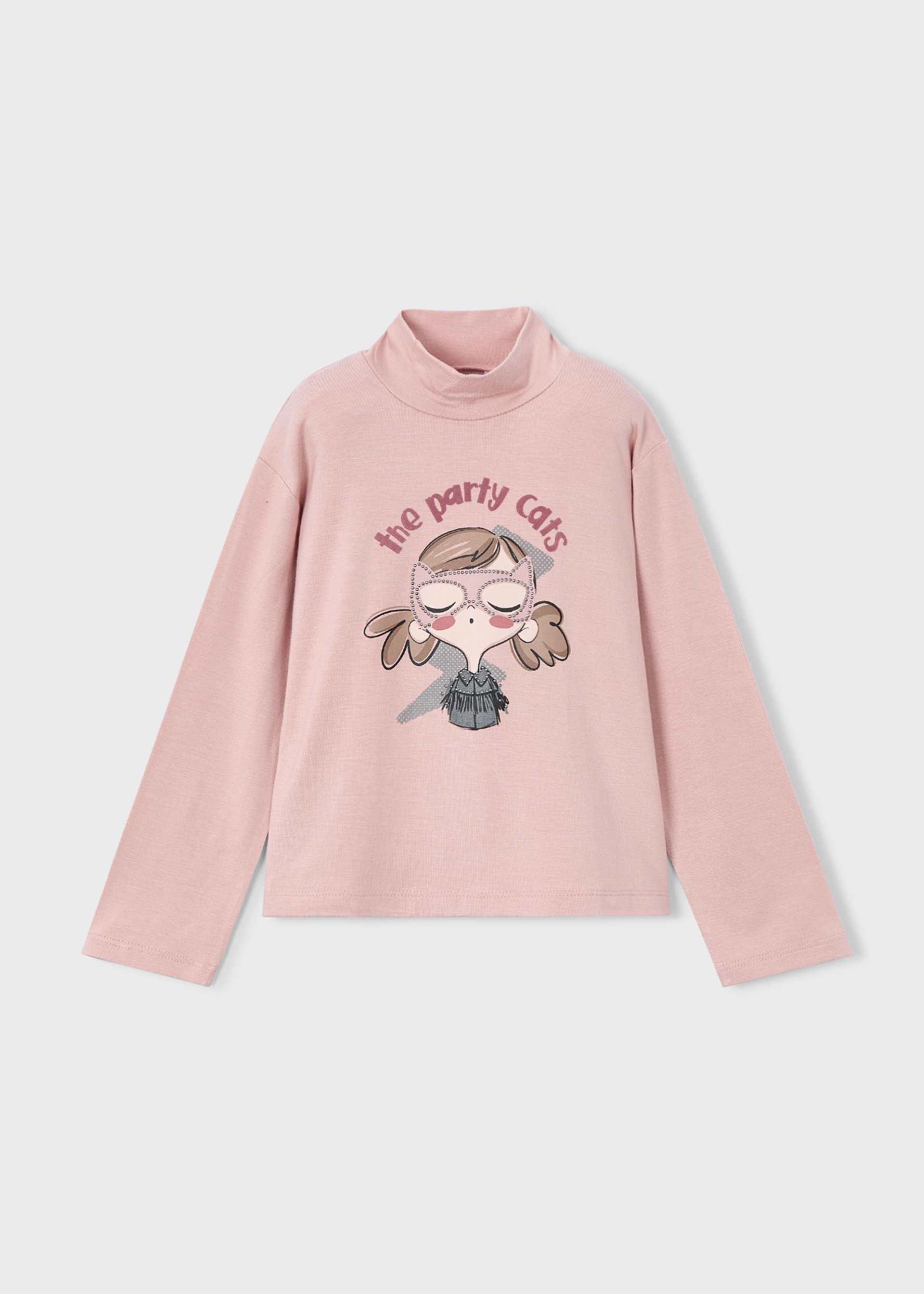 Maglietta lupetto bambina