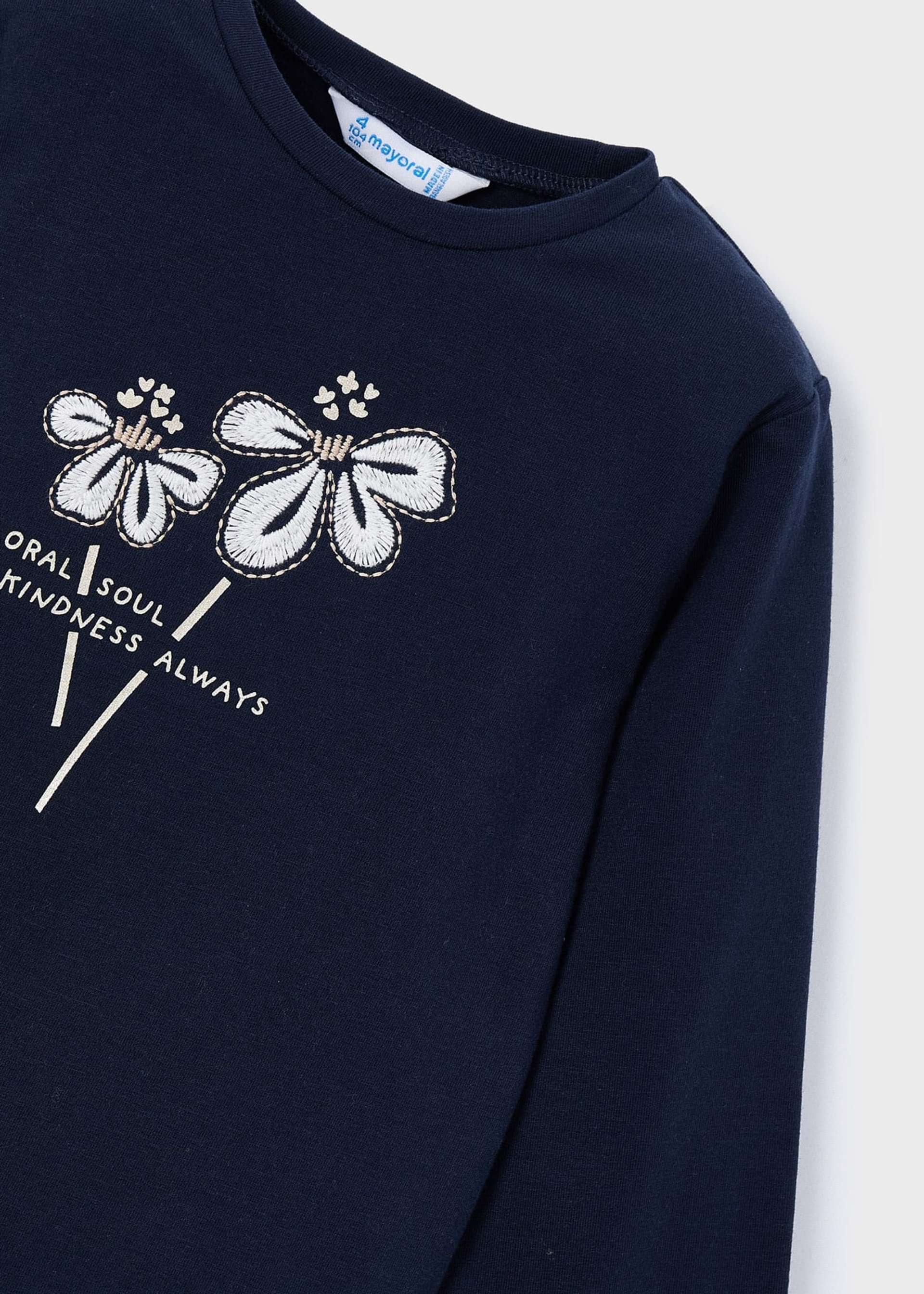 Shirt basic Blume Mädchen Shirt basic Blume Mädchen