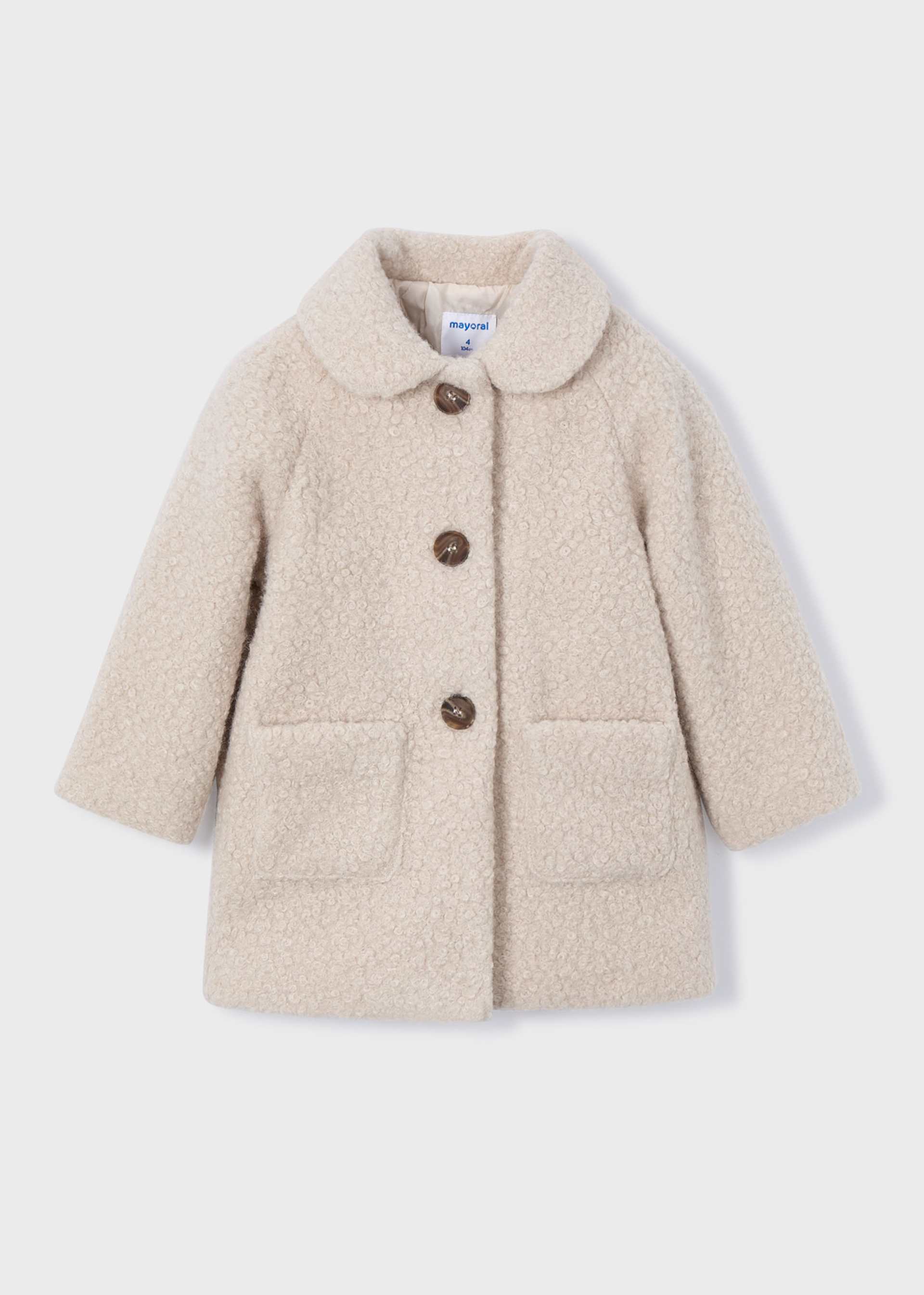 Cappotto teddy bambina