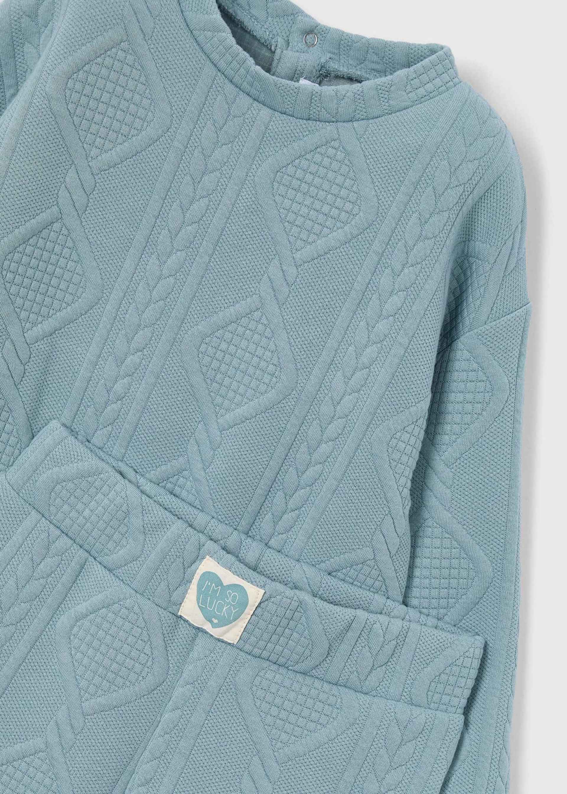 Girls quilted tracksuit