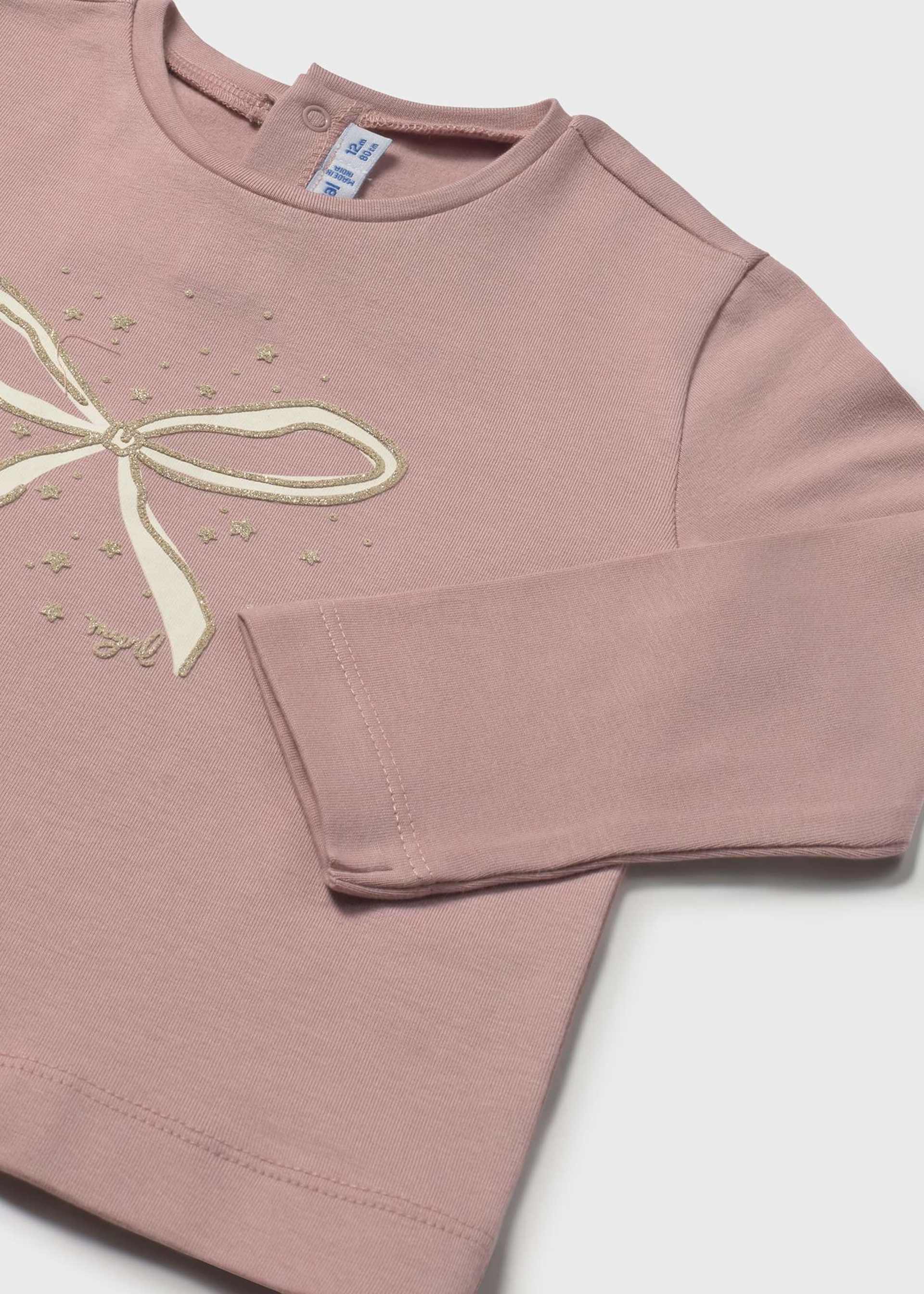 Camiseta básica corazones bebé