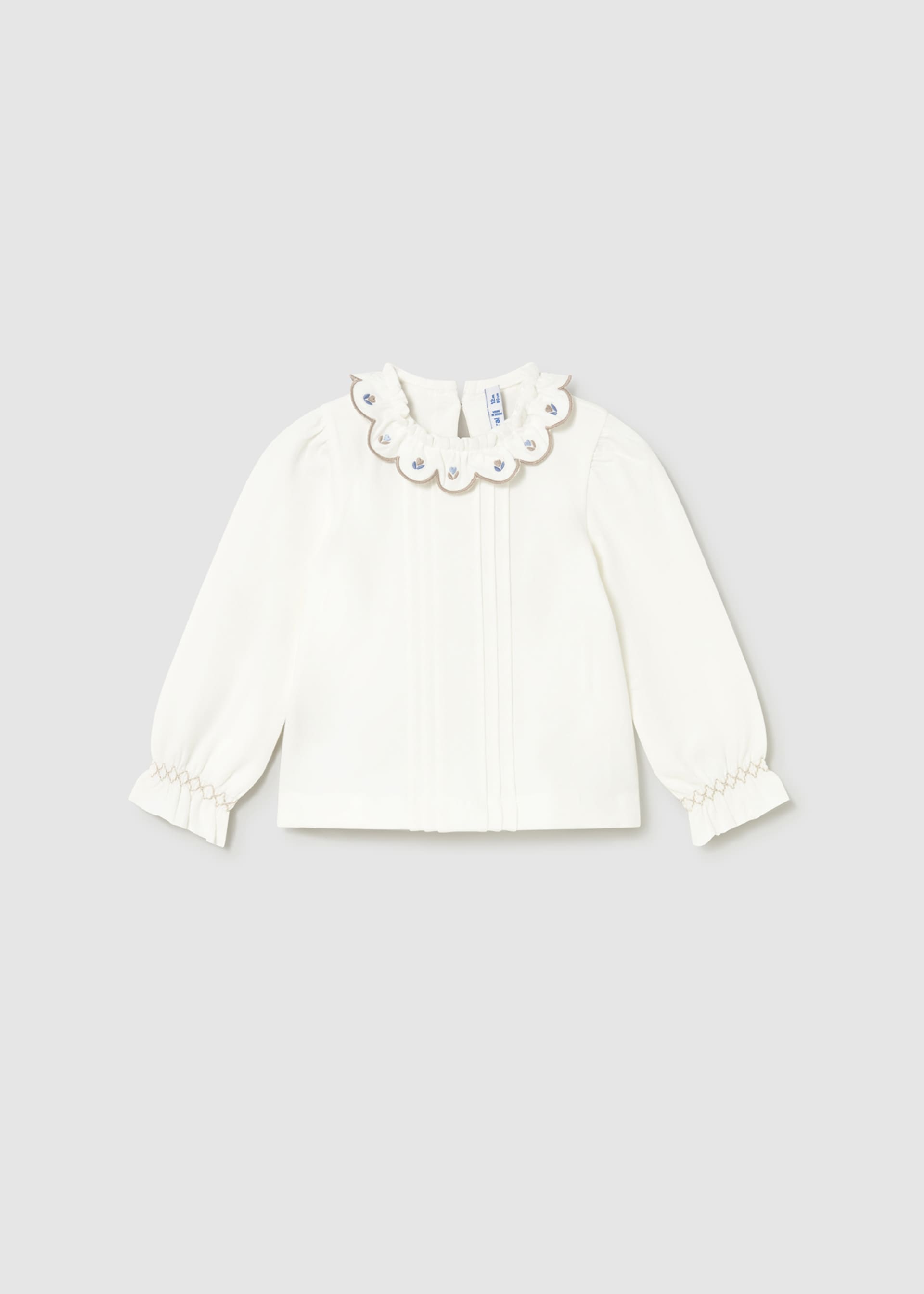 Blusa punto bordada bebé