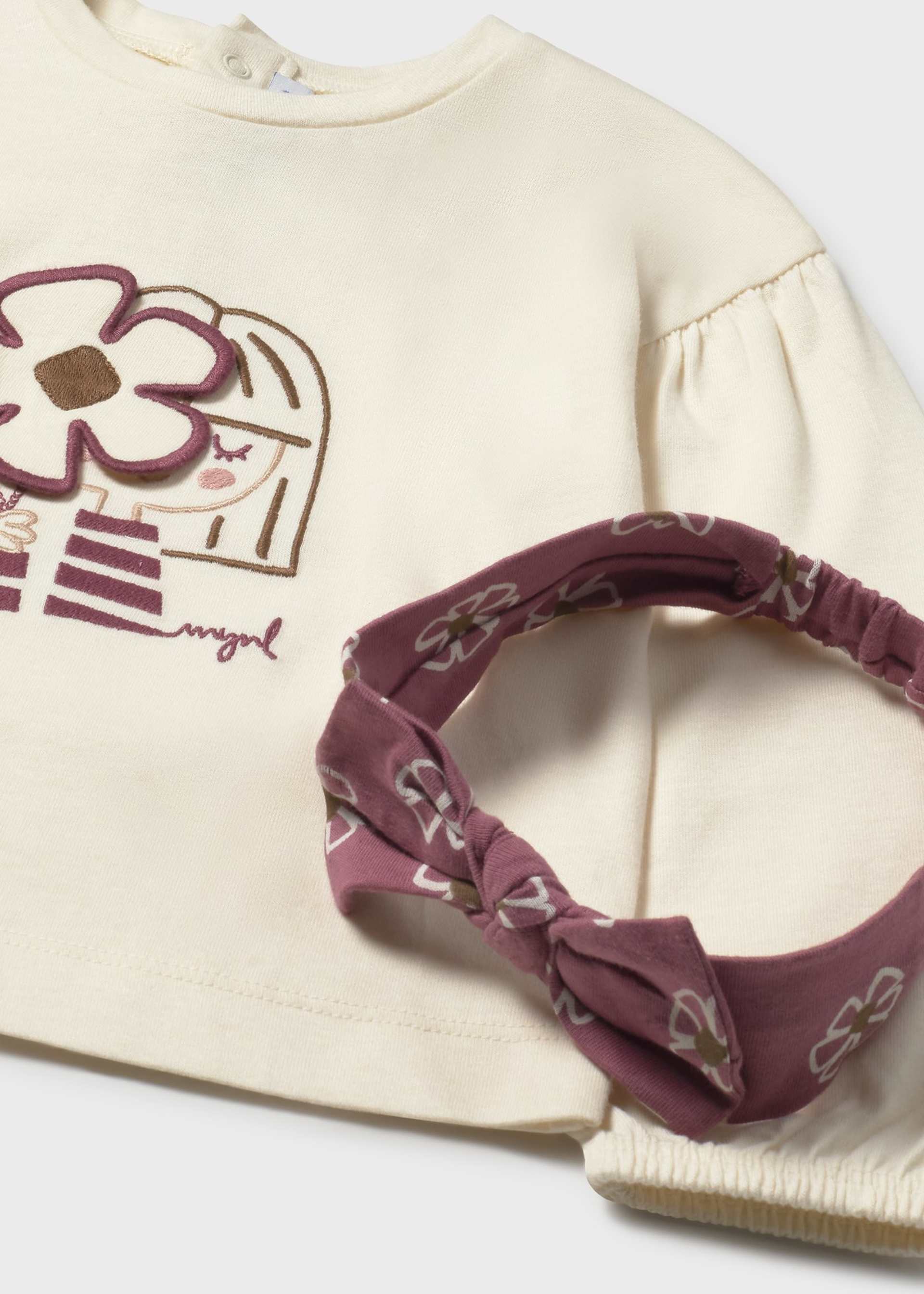 T-shirt avec serre-tête bébé