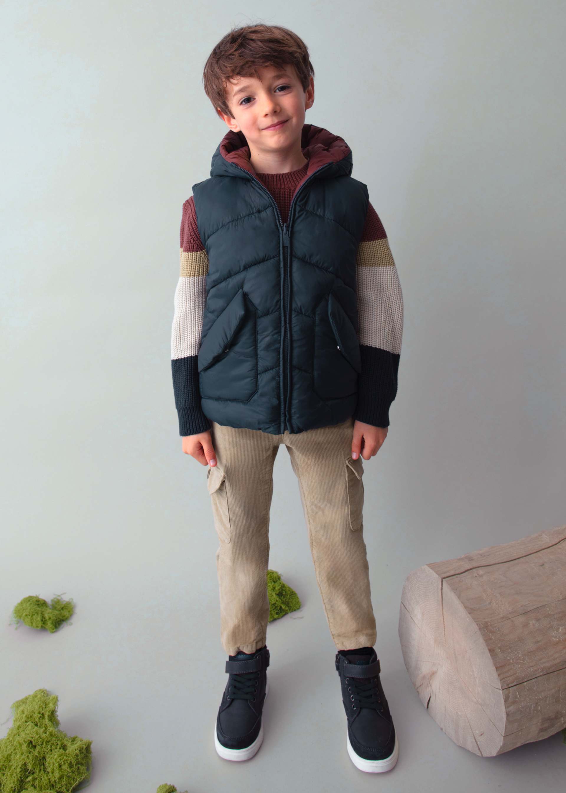 Boy Reversible Puffer Vest