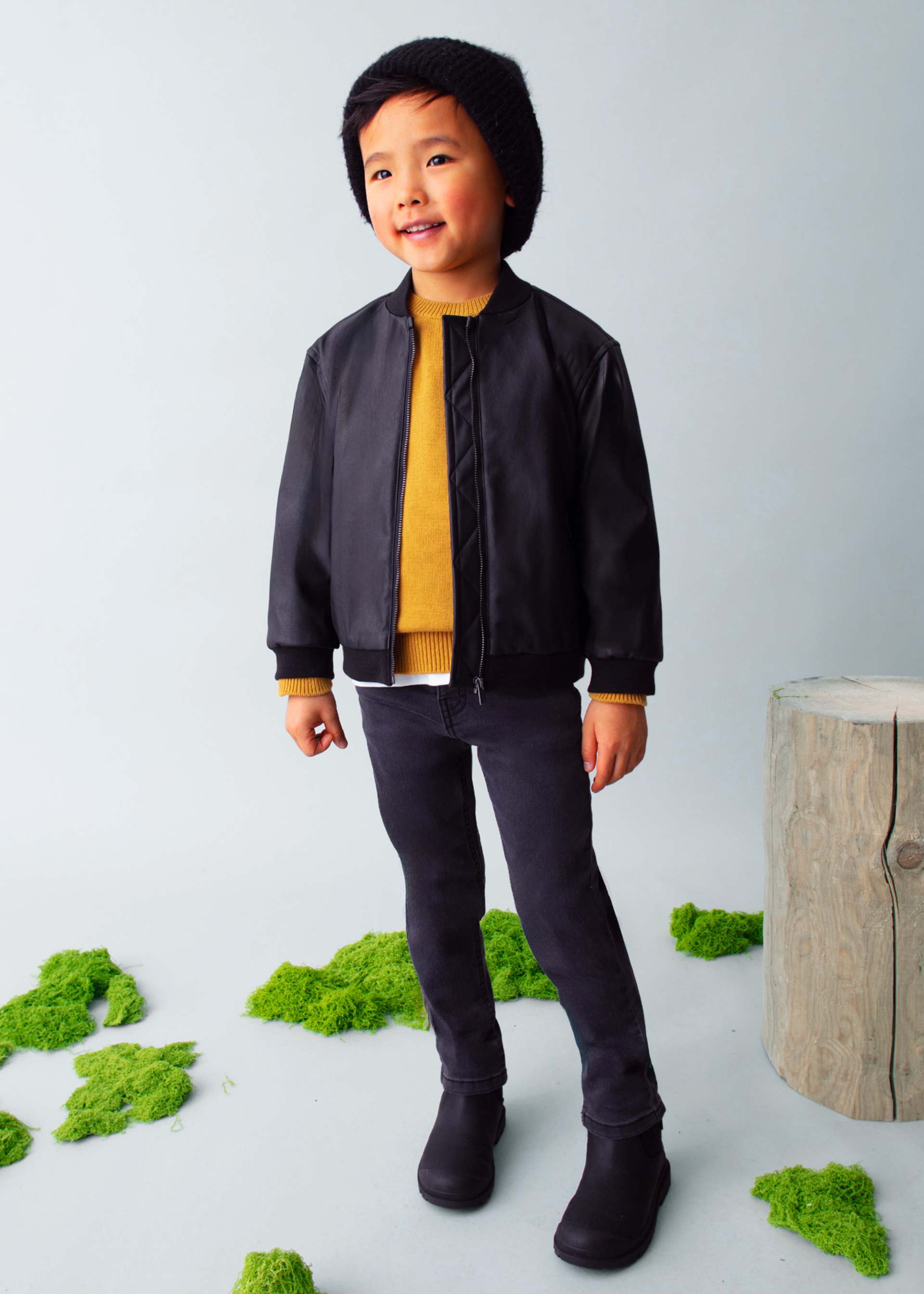 Cazadora polipiel unisex infantil Cazadora polipiel unisex infantil