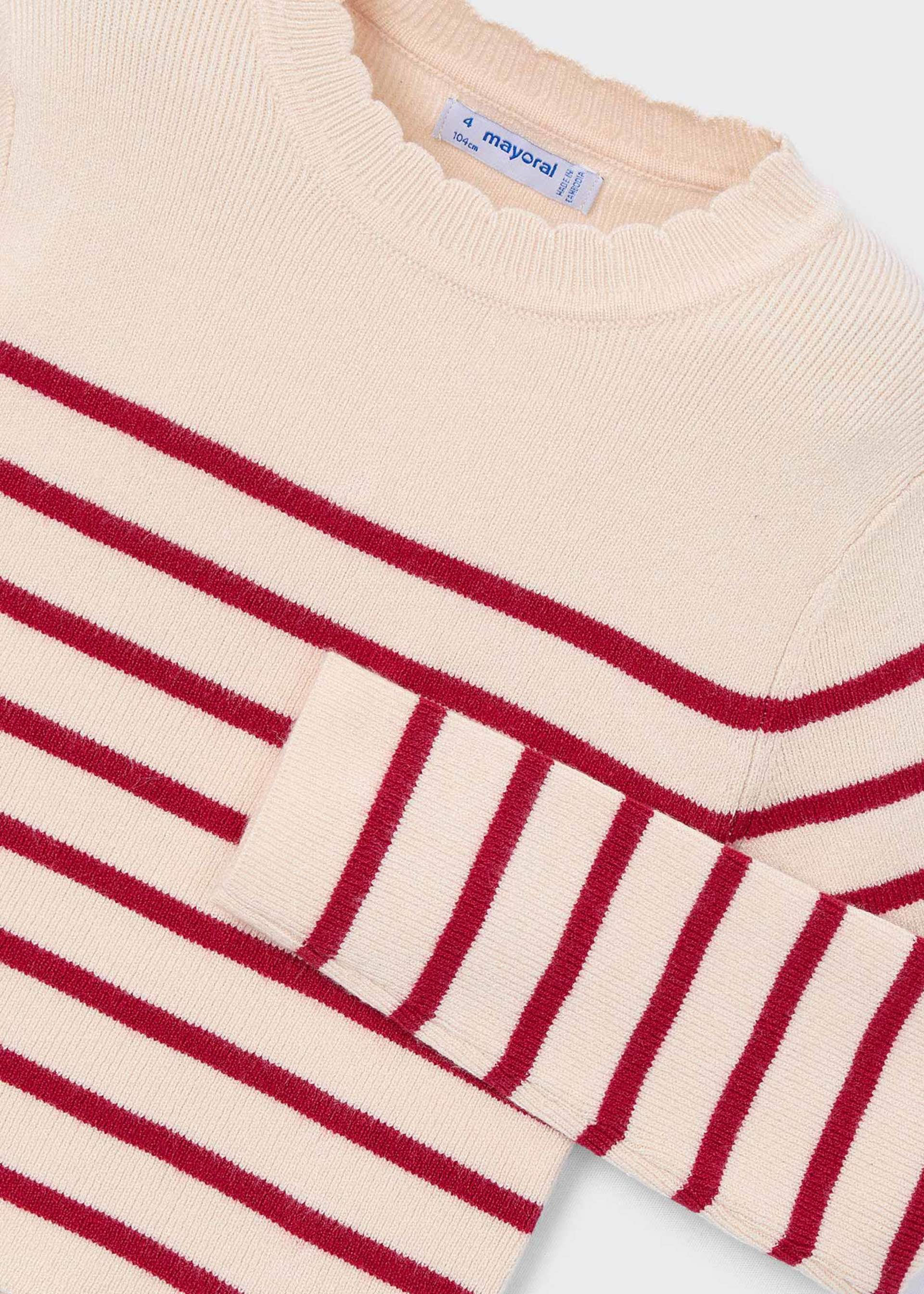 Strickpullover gestrefit Mädchen