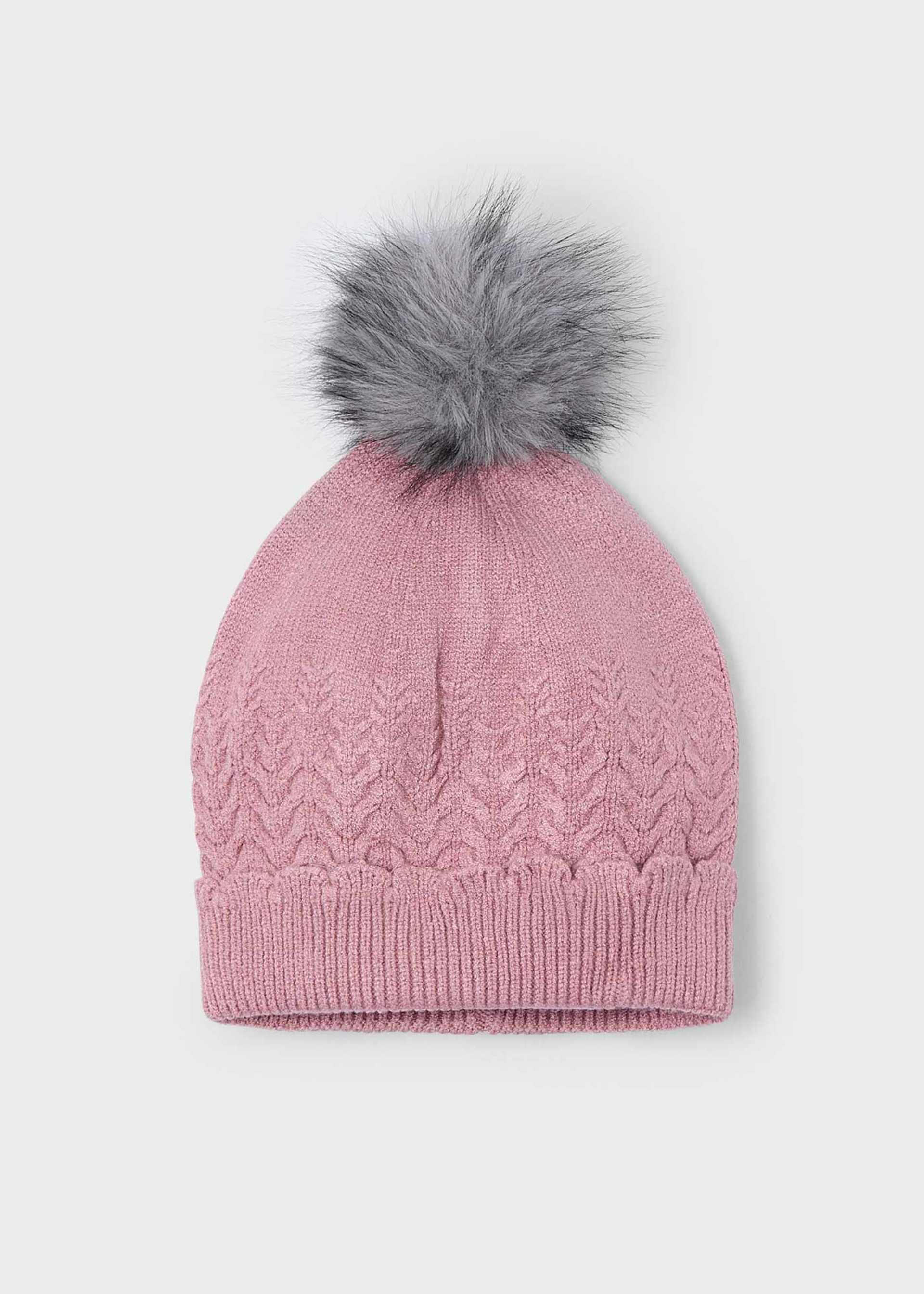 Gorro pompón niña