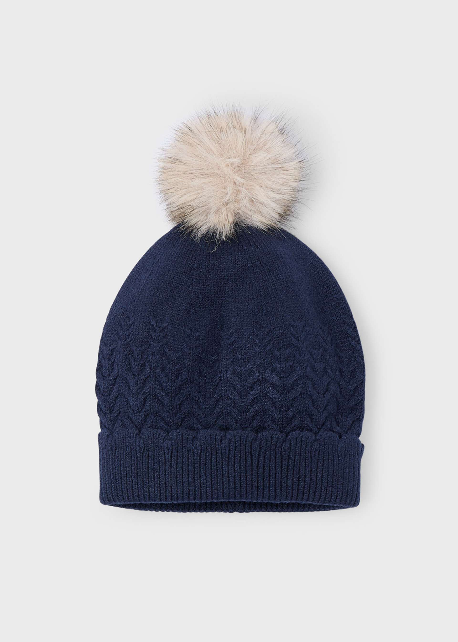 Girl Pom Pom Beanie Hat