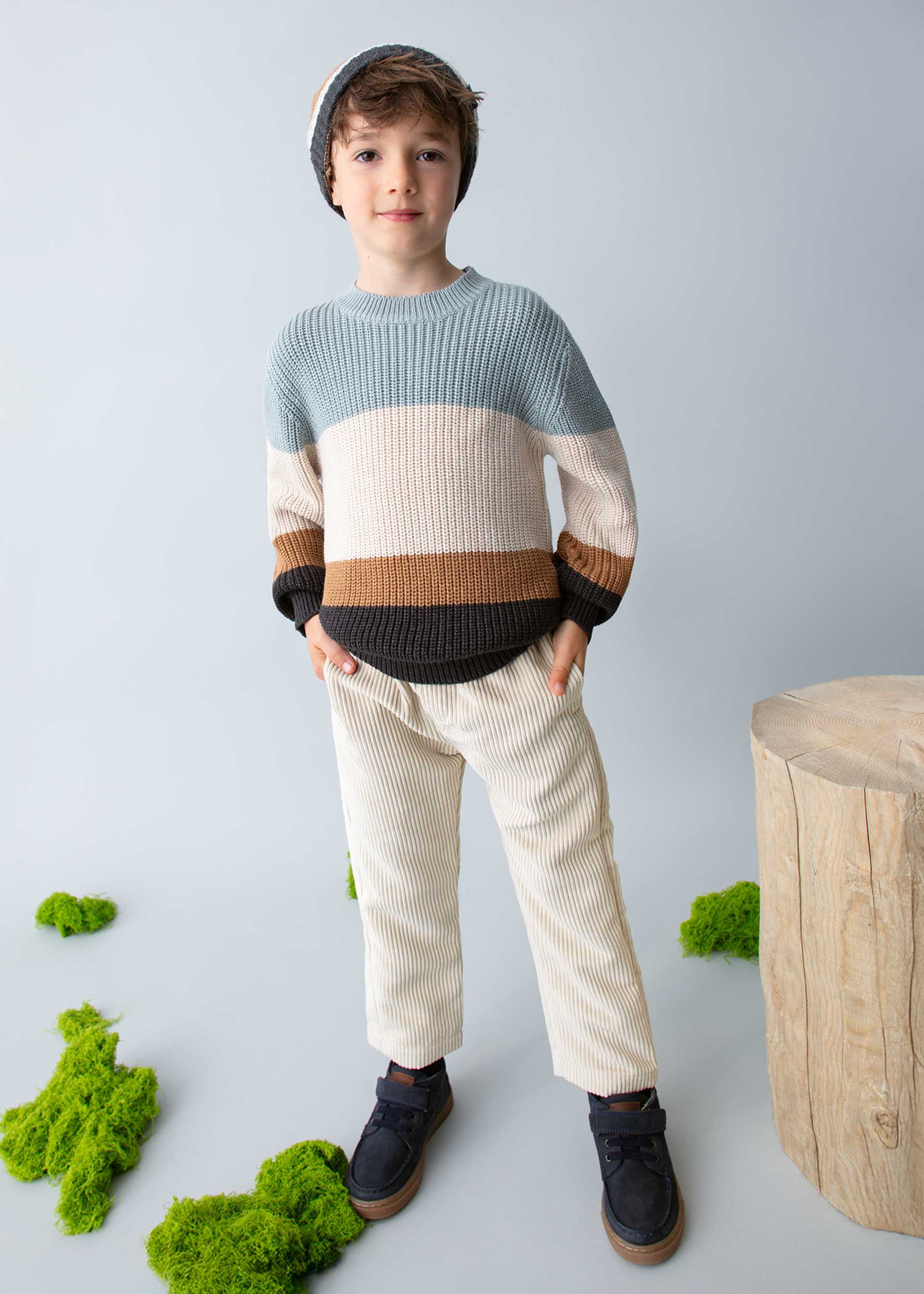 Pantalón jogger pana niño