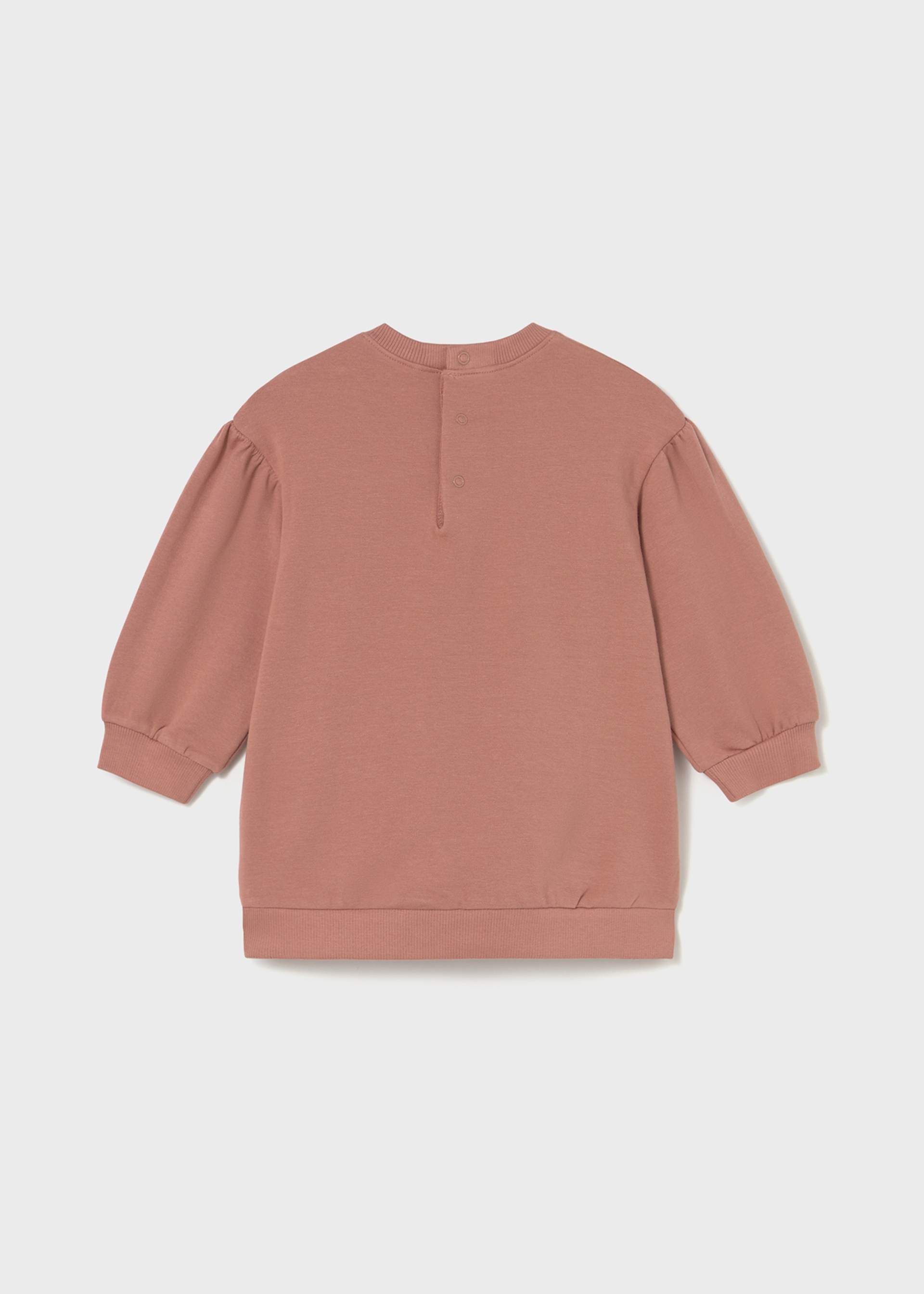 Robe en molleton imprimé bébé