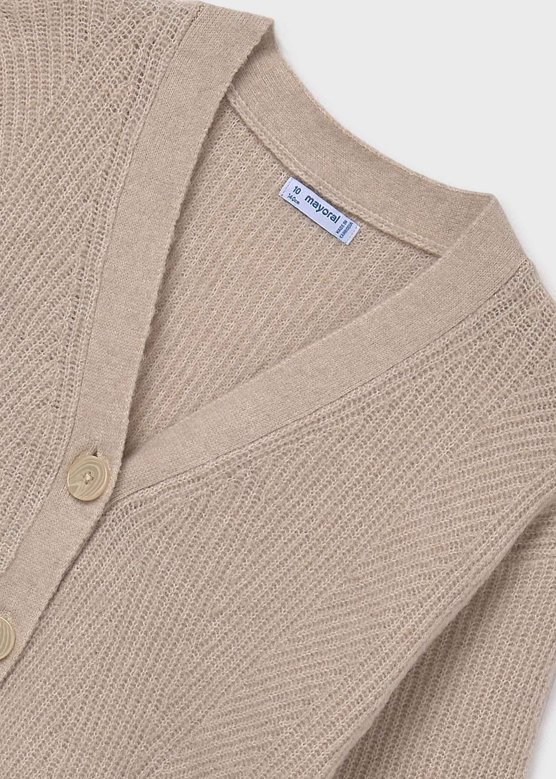 Cardigan in maglia ragazza