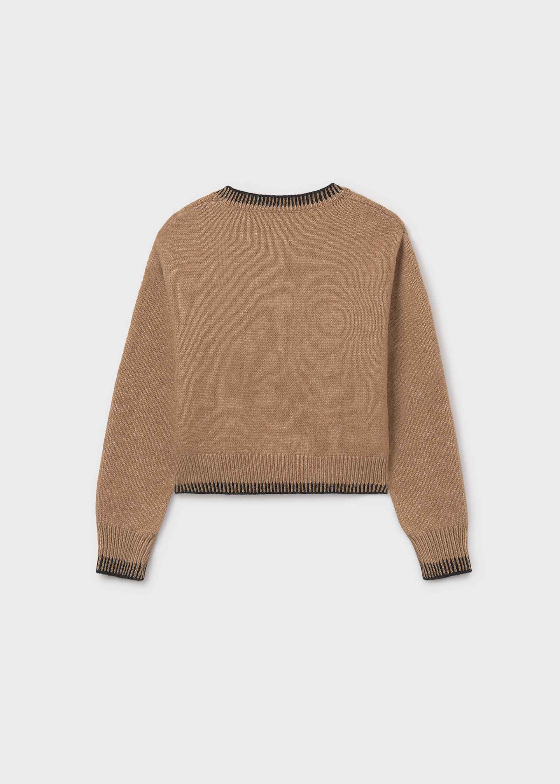 Girls jacquard jumper